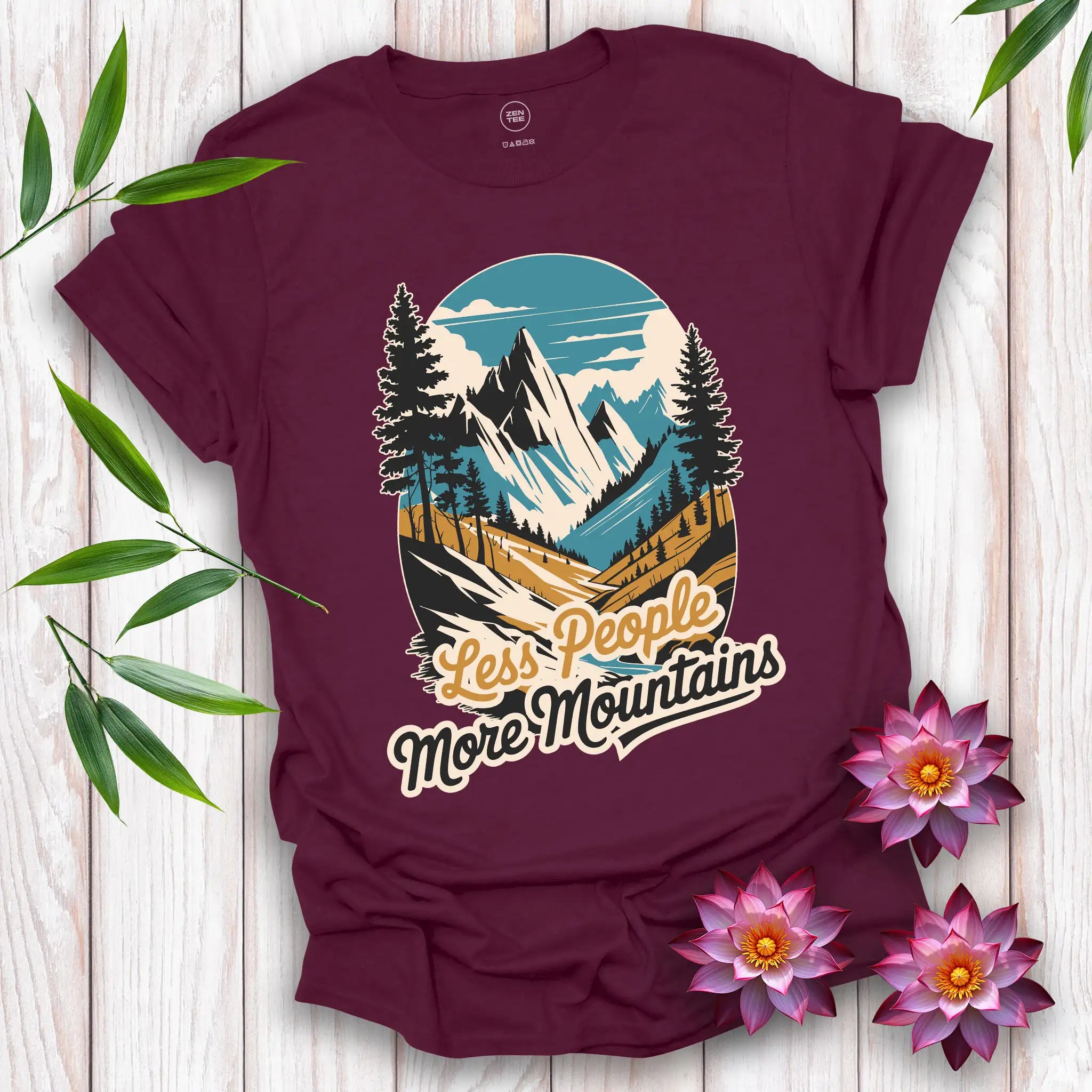 Less People, More Mountains T-Shirt