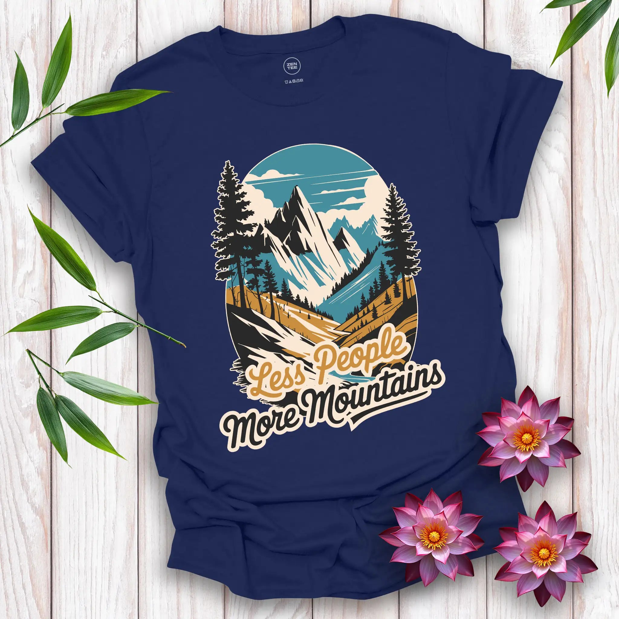 Less People, More Mountains T-Shirt