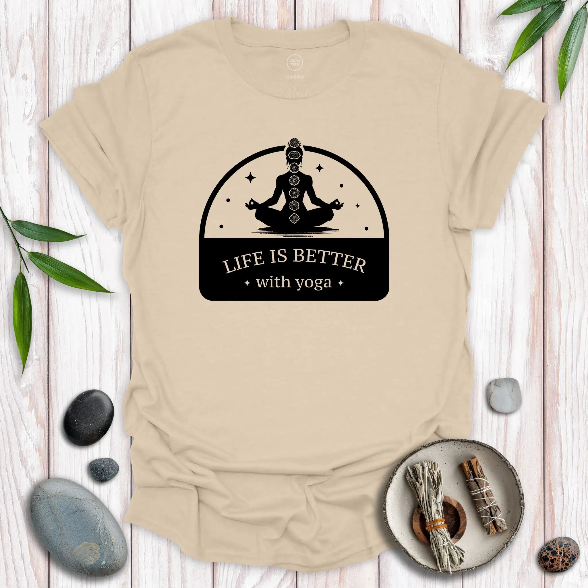 Life Is Better With Yoga T-Shirt