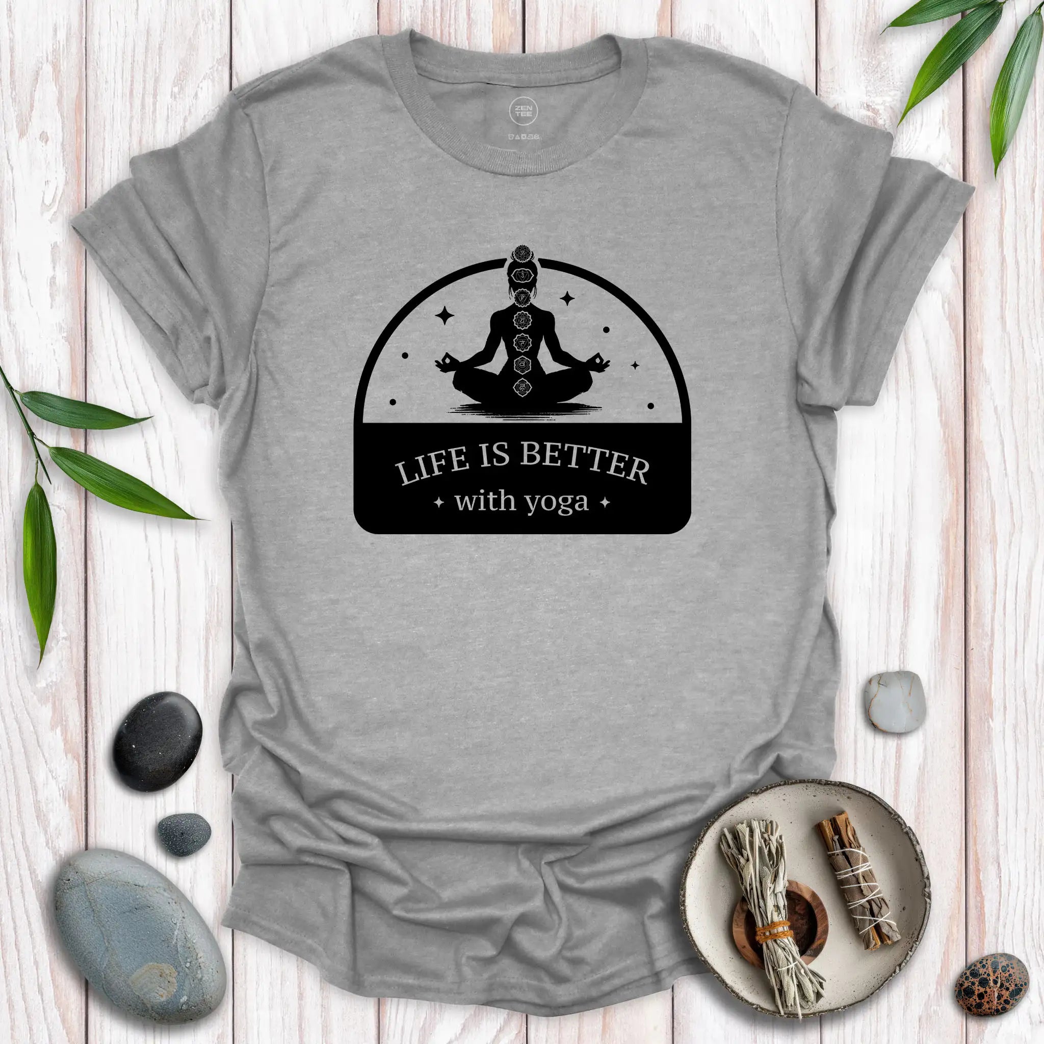 Life Is Better With Yoga T-Shirt