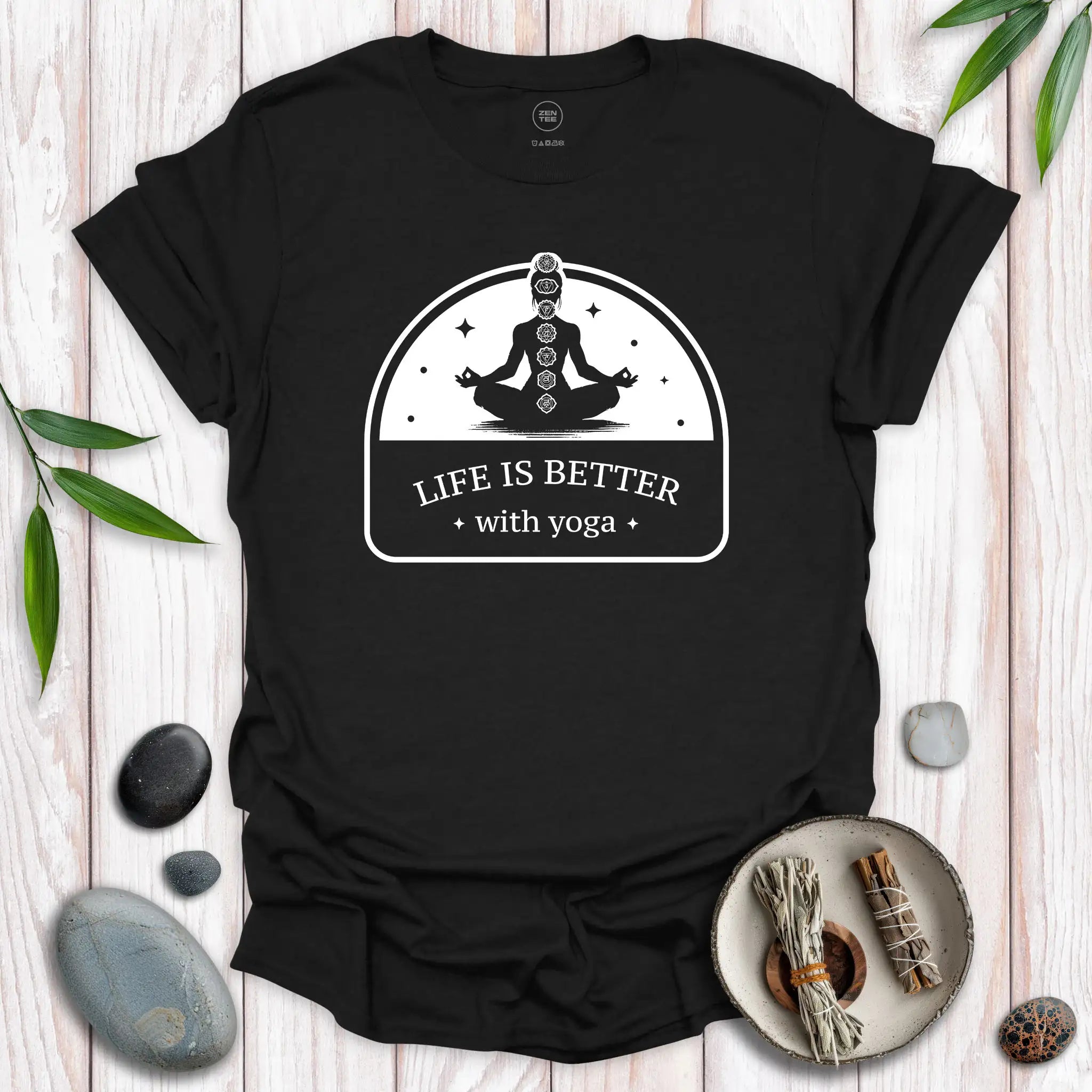 Life Is Better With Yoga T-Shirt