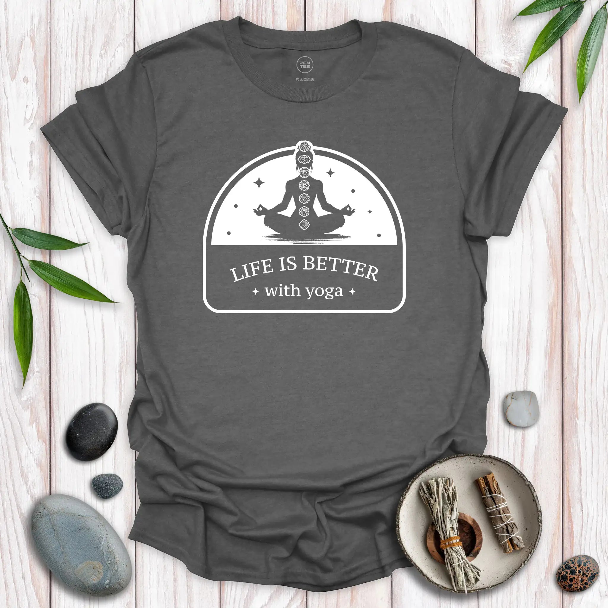Life Is Better With Yoga T-Shirt