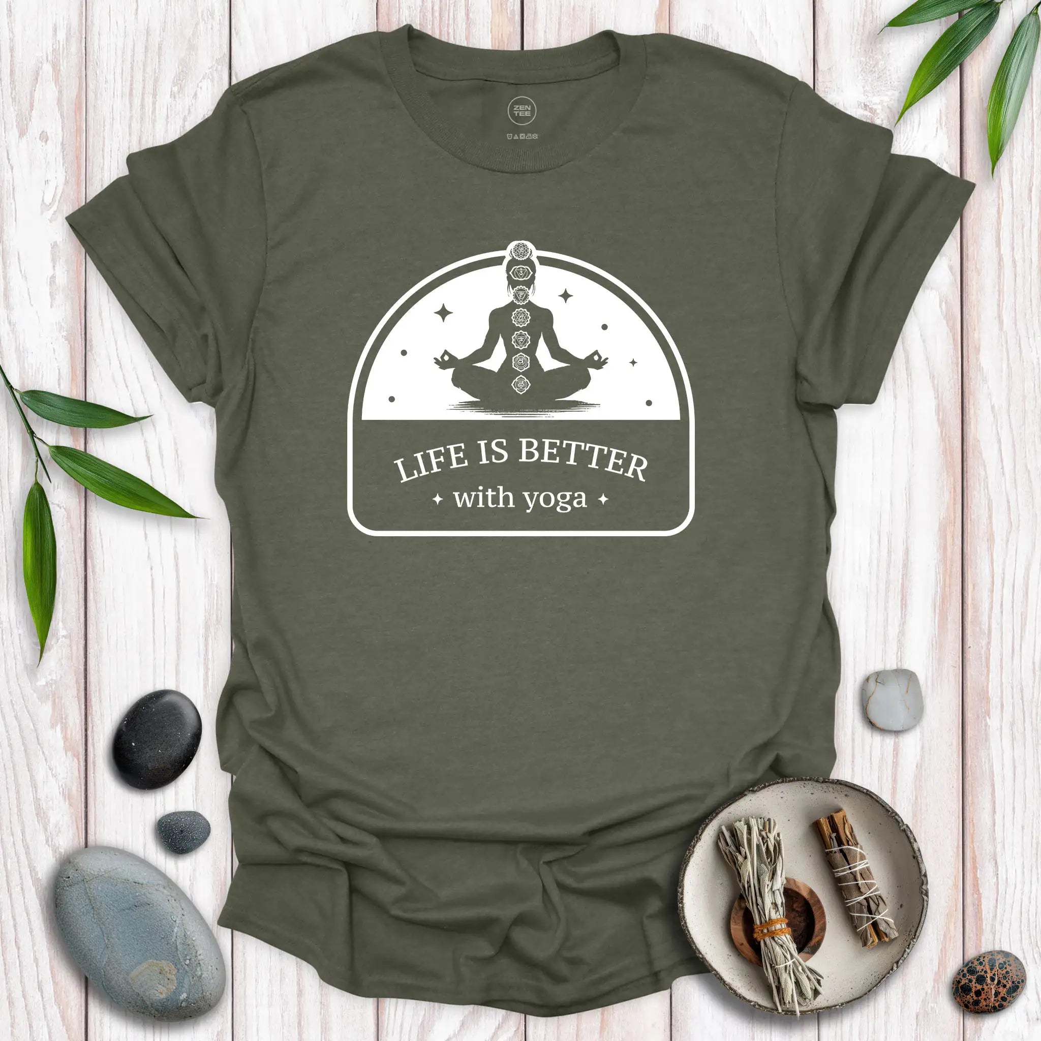 Life Is Better With Yoga T-Shirt