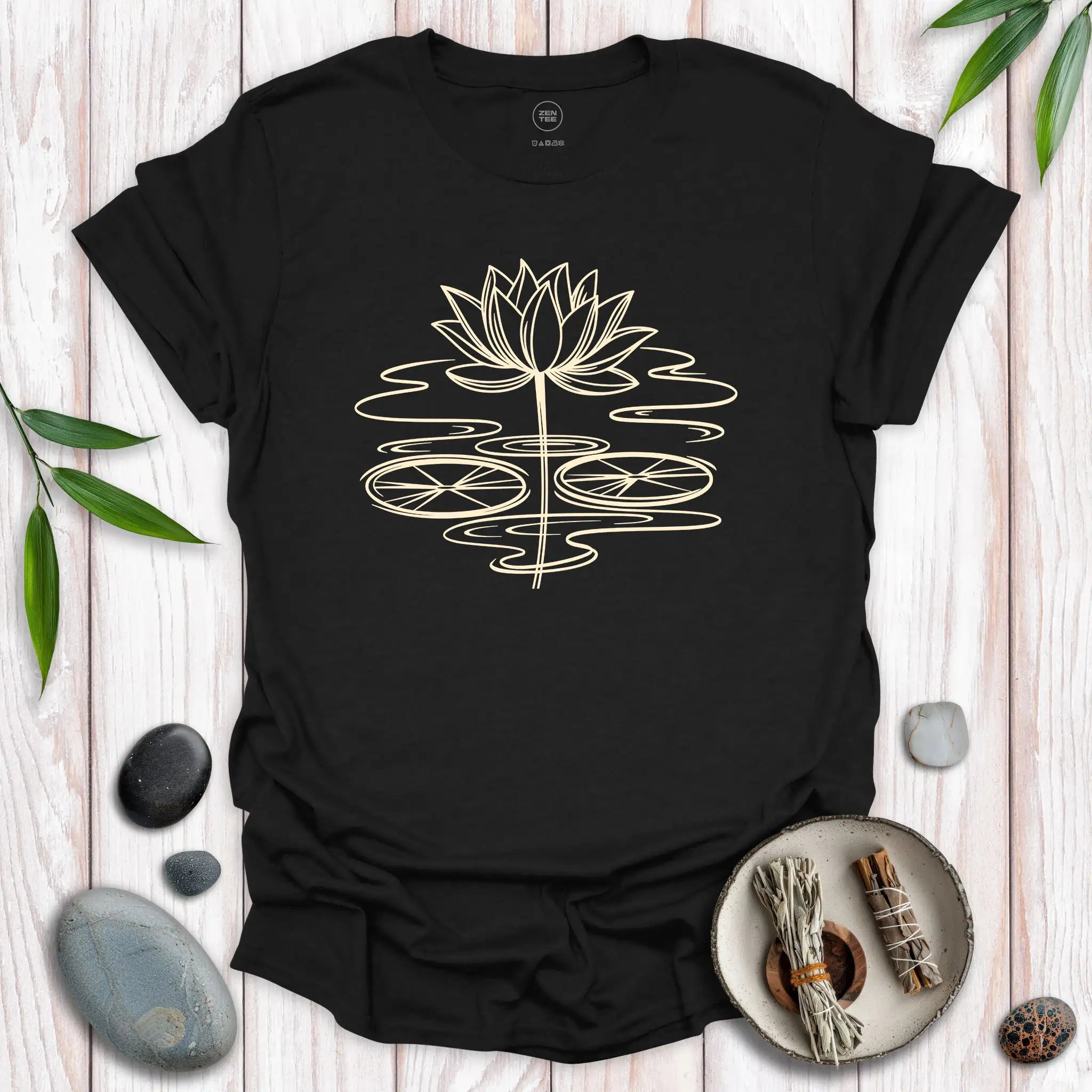 Lotus Flower Scribble II T-Shirt