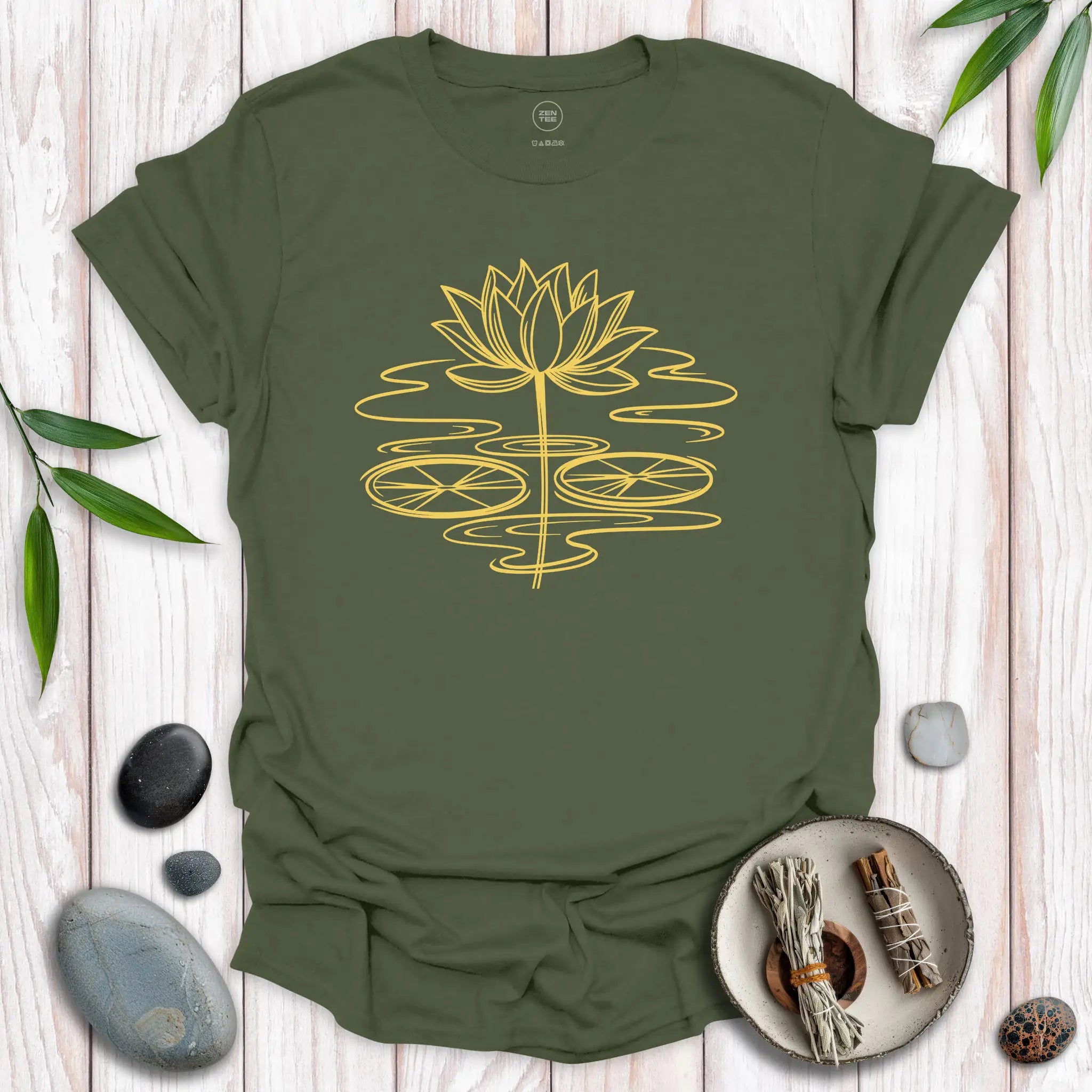 Lotus Flower Scribble II T-Shirt
