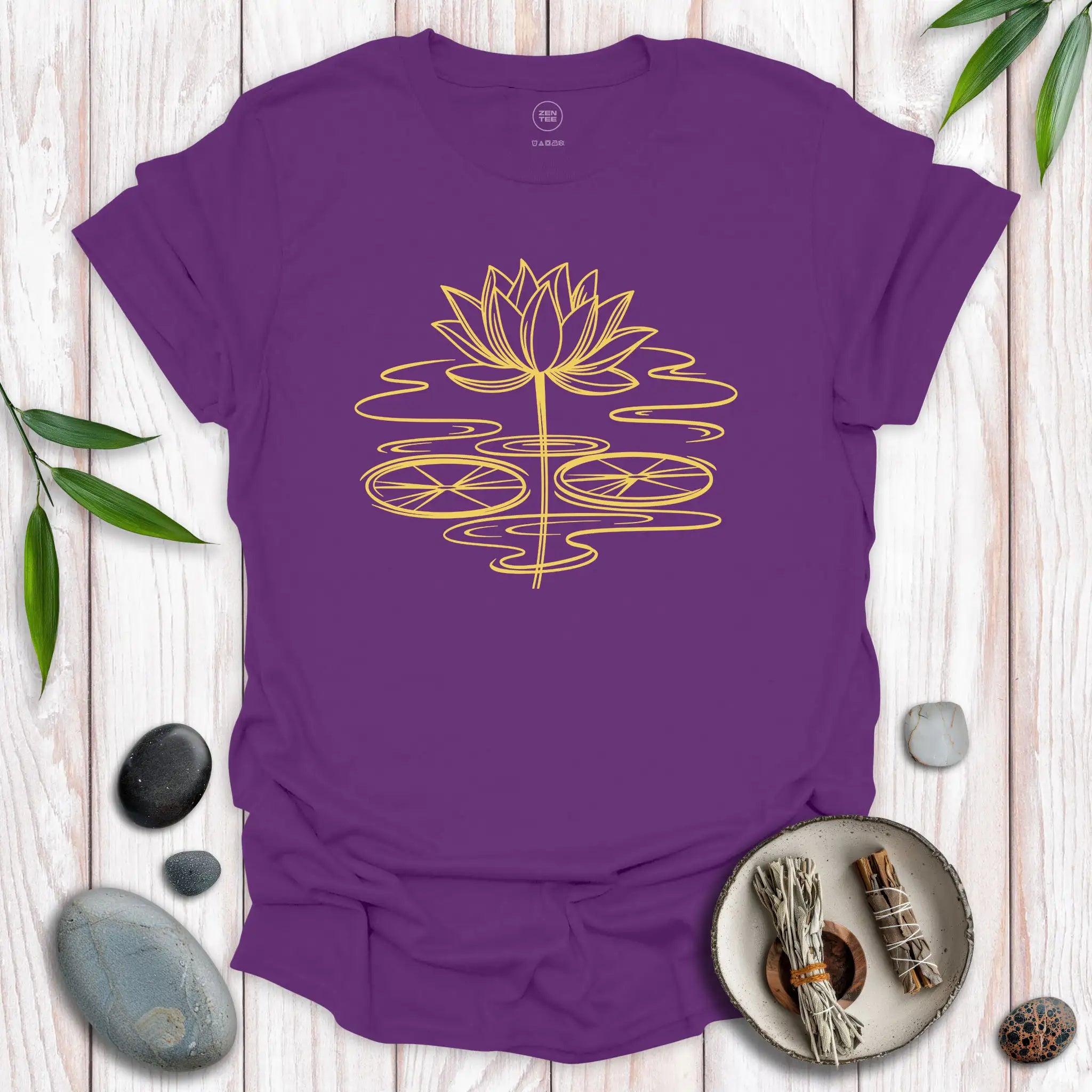 Lotus Flower Scribble II T-Shirt