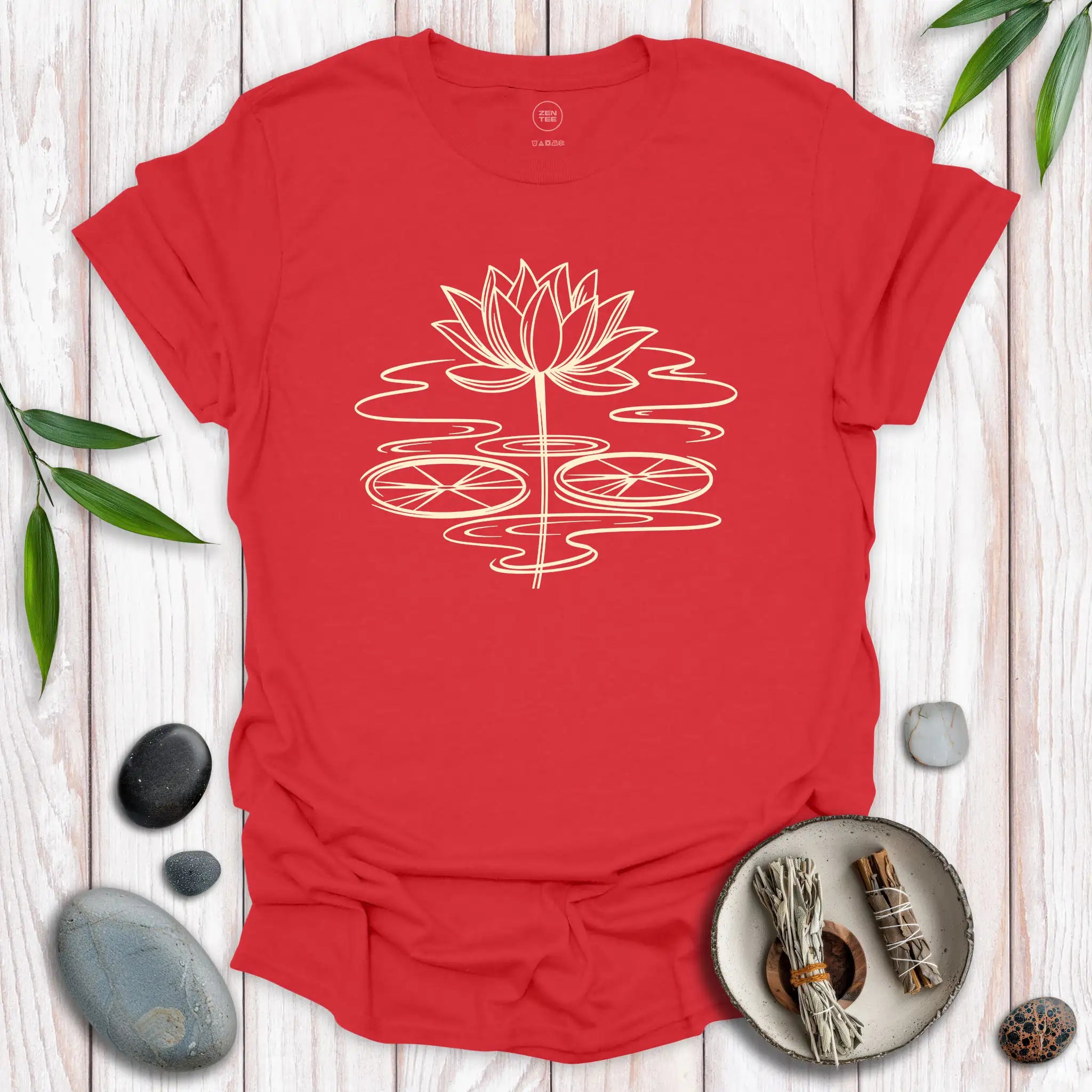 Lotus Flower Scribble II T-Shirt