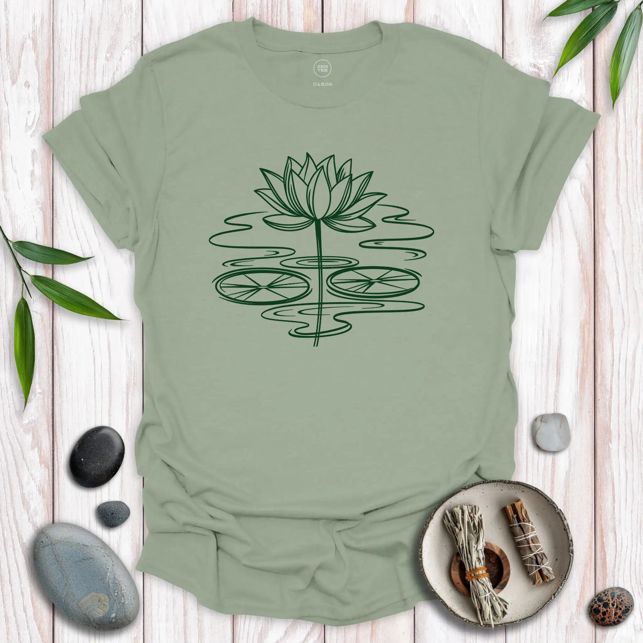 Lotus Flower Scribble II T-Shirt