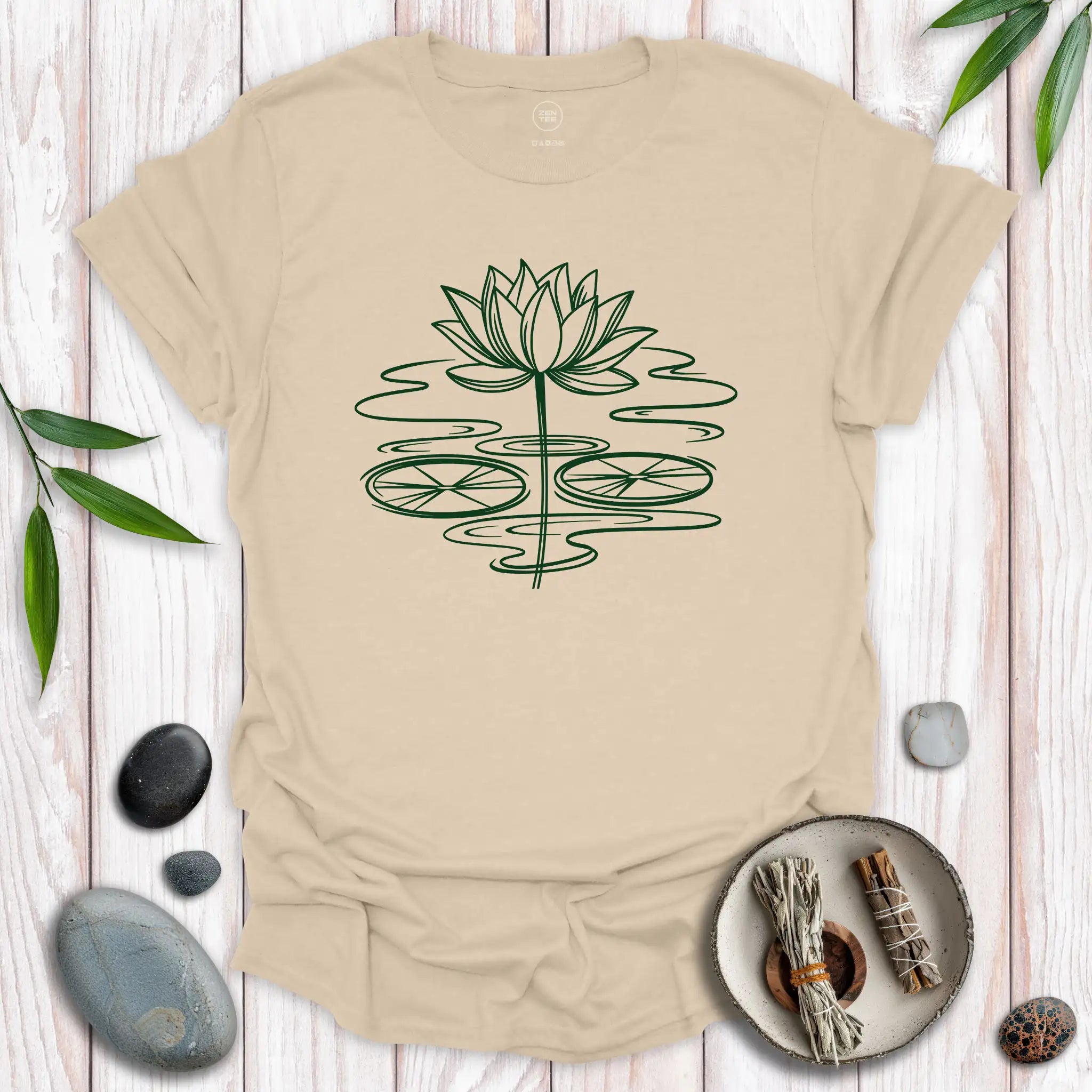 Lotus Flower Scribble II T-Shirt