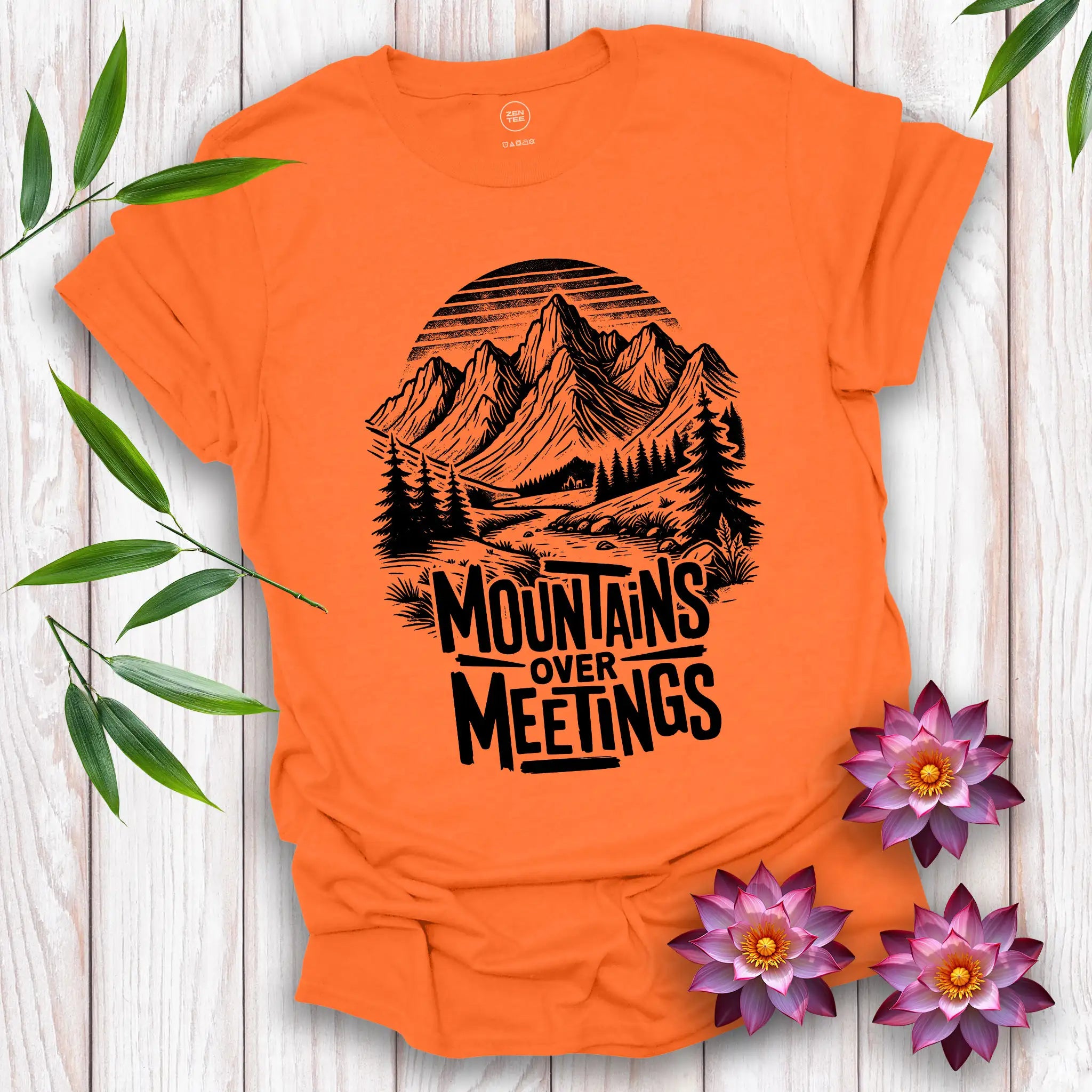 Mountains Over Meetings T-Shirt