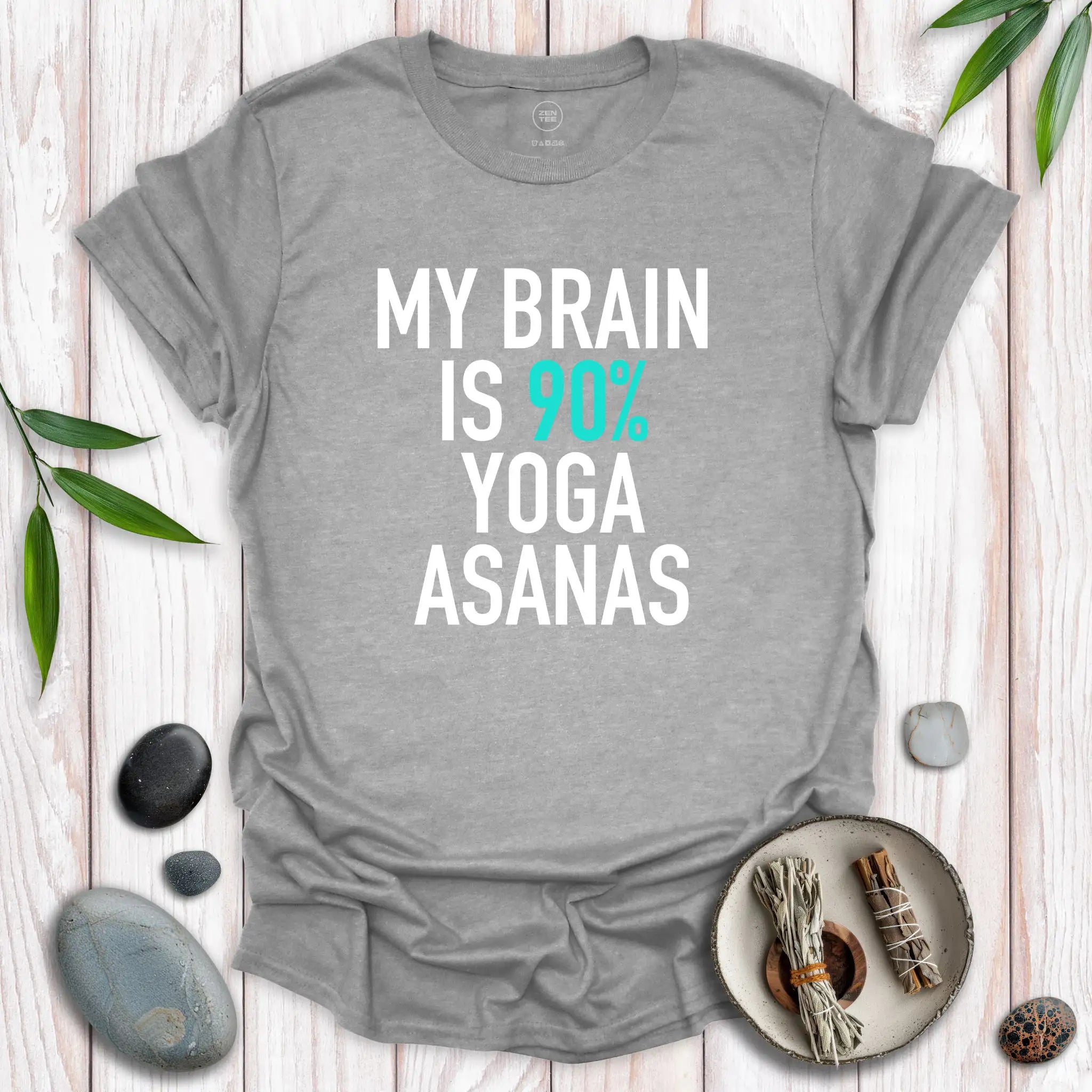 My Brain Is Yoga Asanas T-Shirt