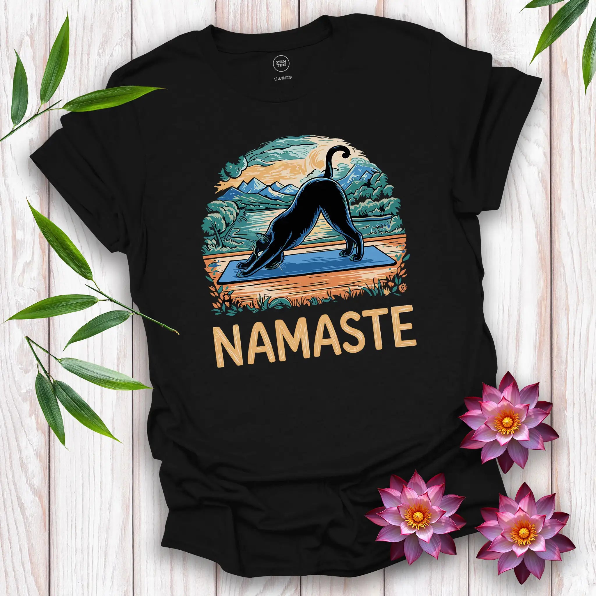 Namaste Cat T-Shirt