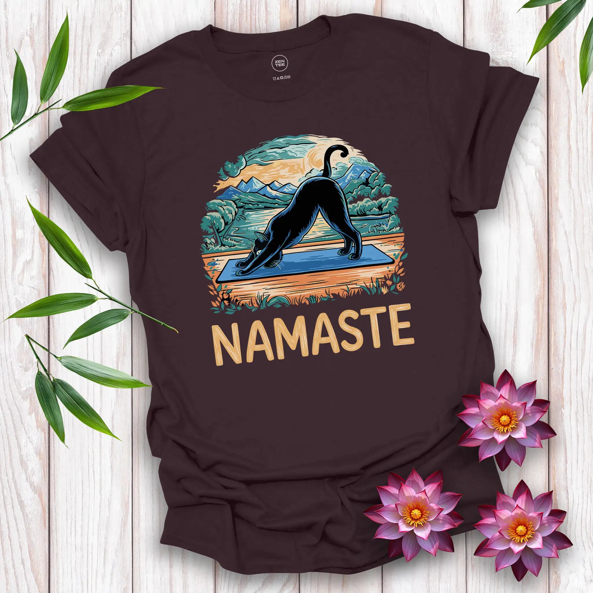 Namaste Cat T-Shirt