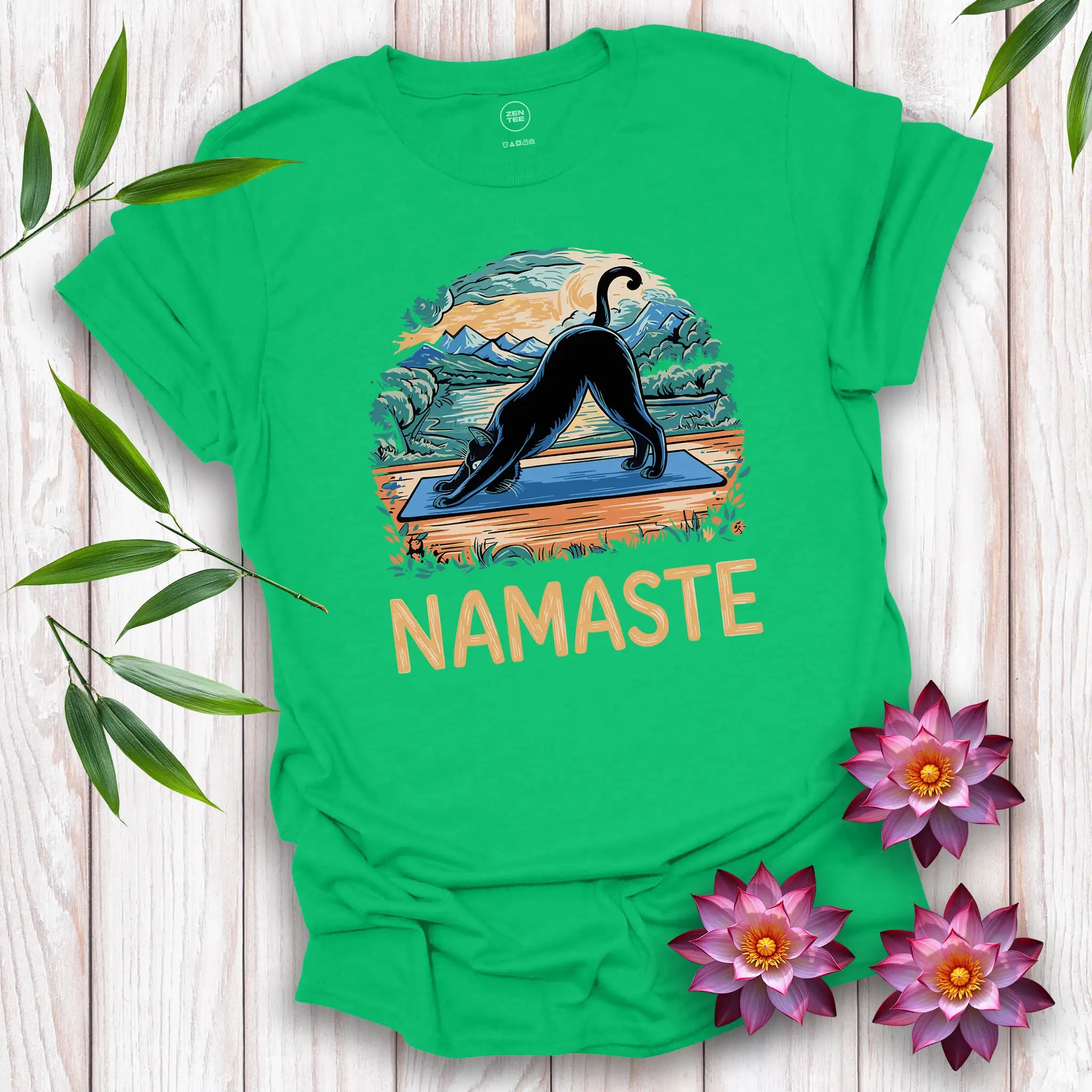 Namaste Cat T-Shirt