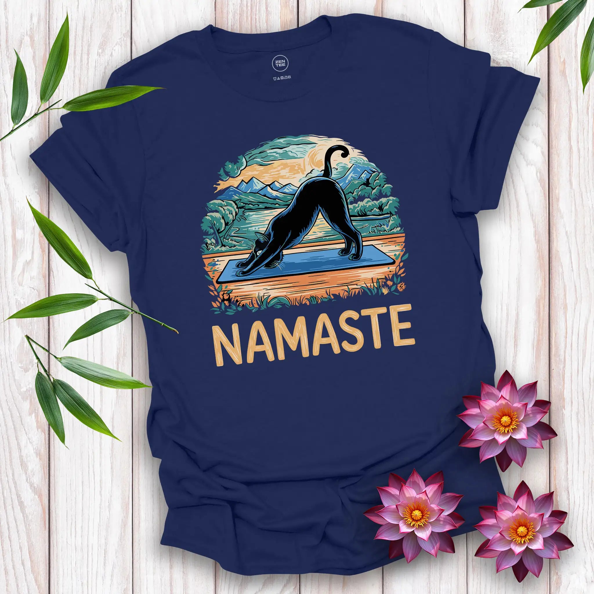 Namaste Cat T-Shirt