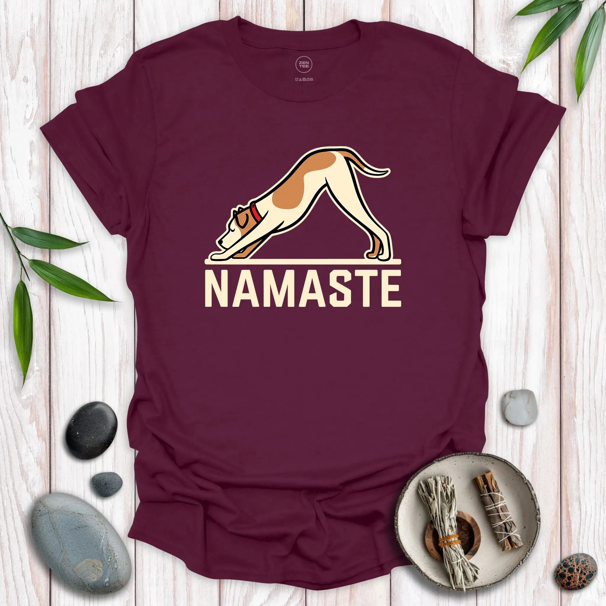 Namaste Dog T-Shirt