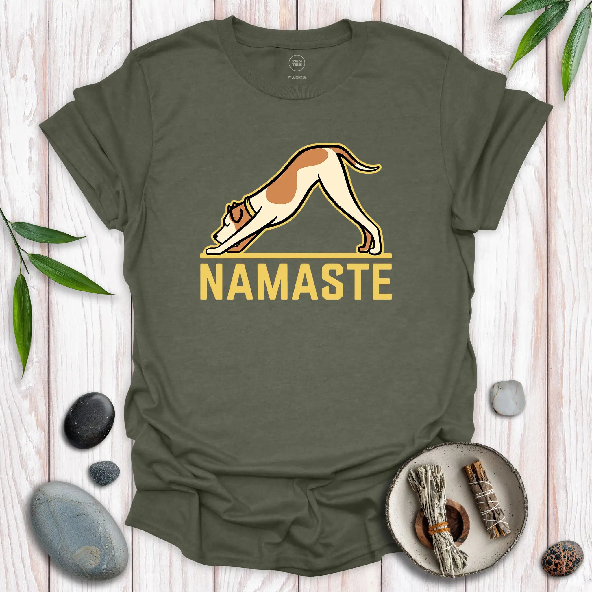 Namaste Dog T-Shirt