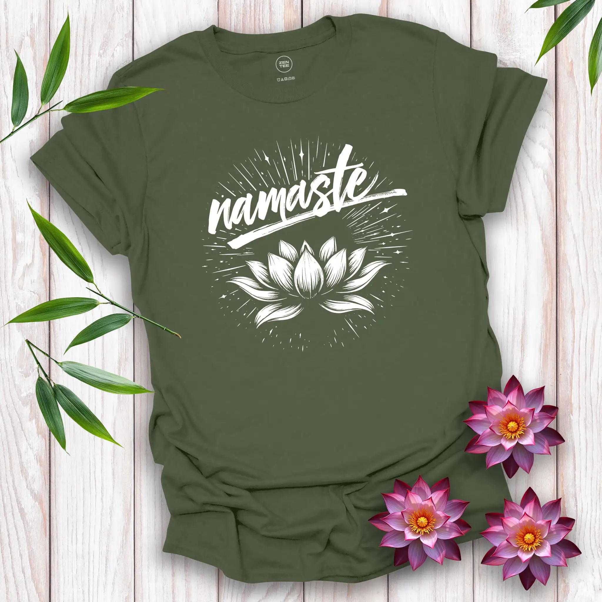Namaste Lotus Starburst T-Shirt