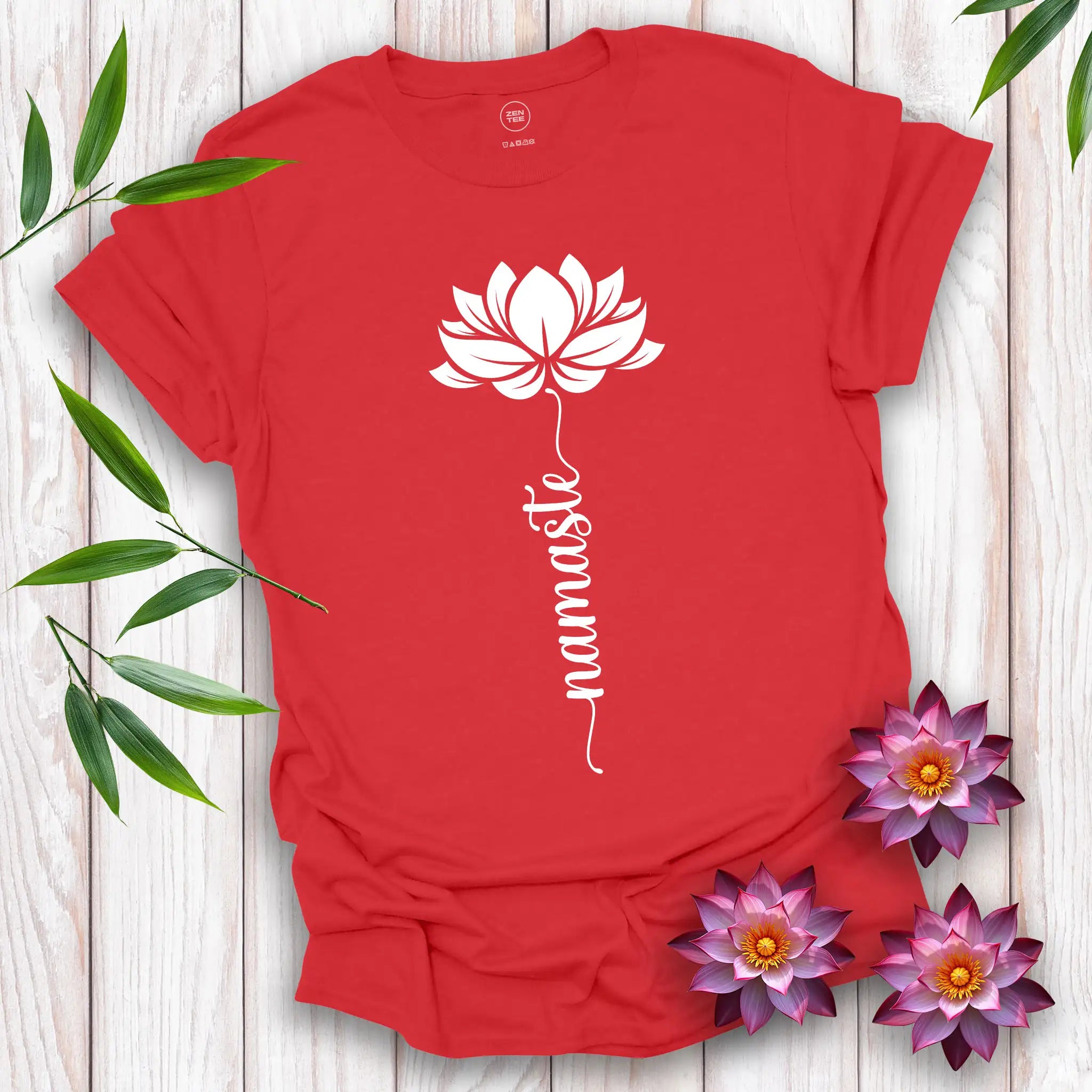 Namaste Lotus Flower T-Shirt