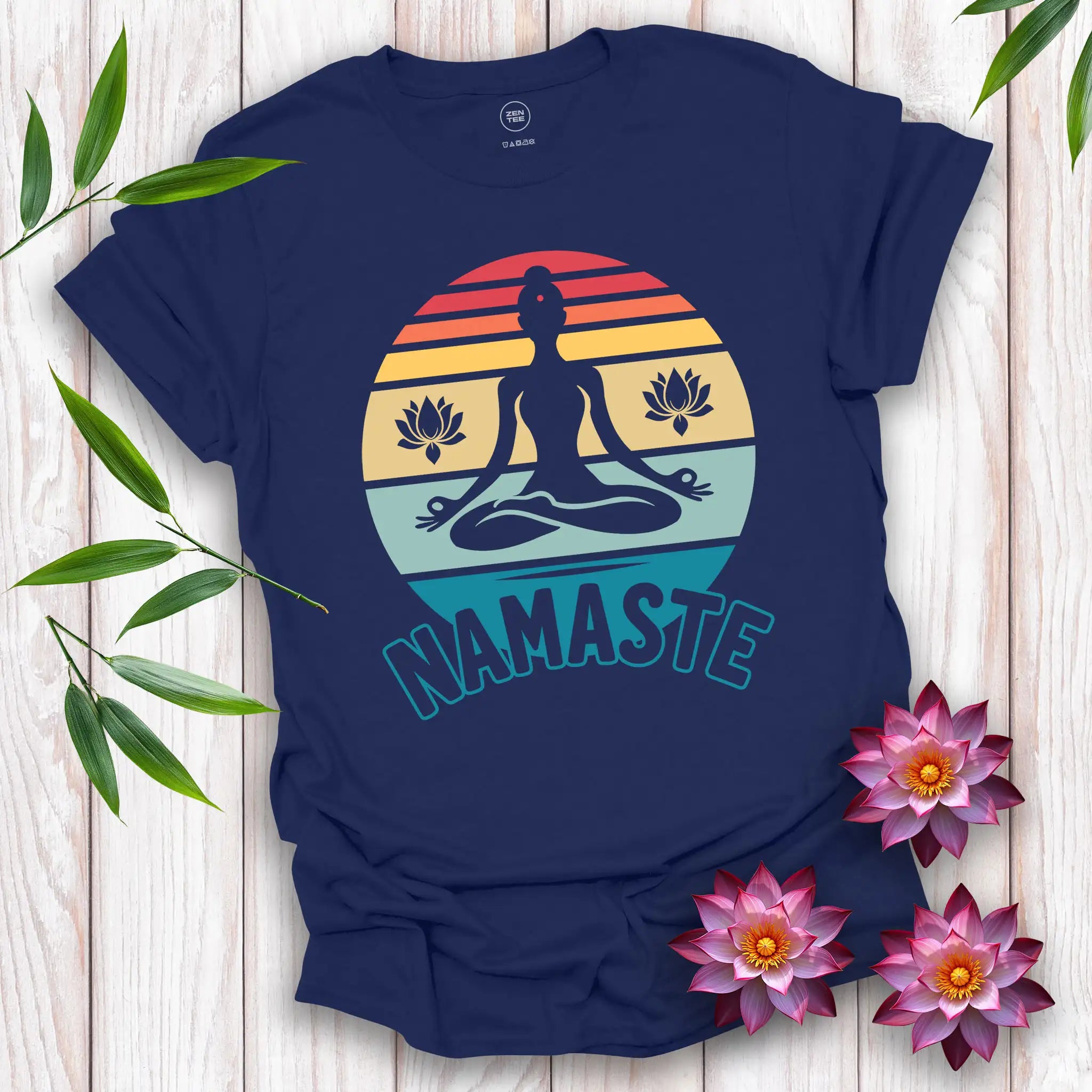 Namaste Sunset Serenity T-Shirt
