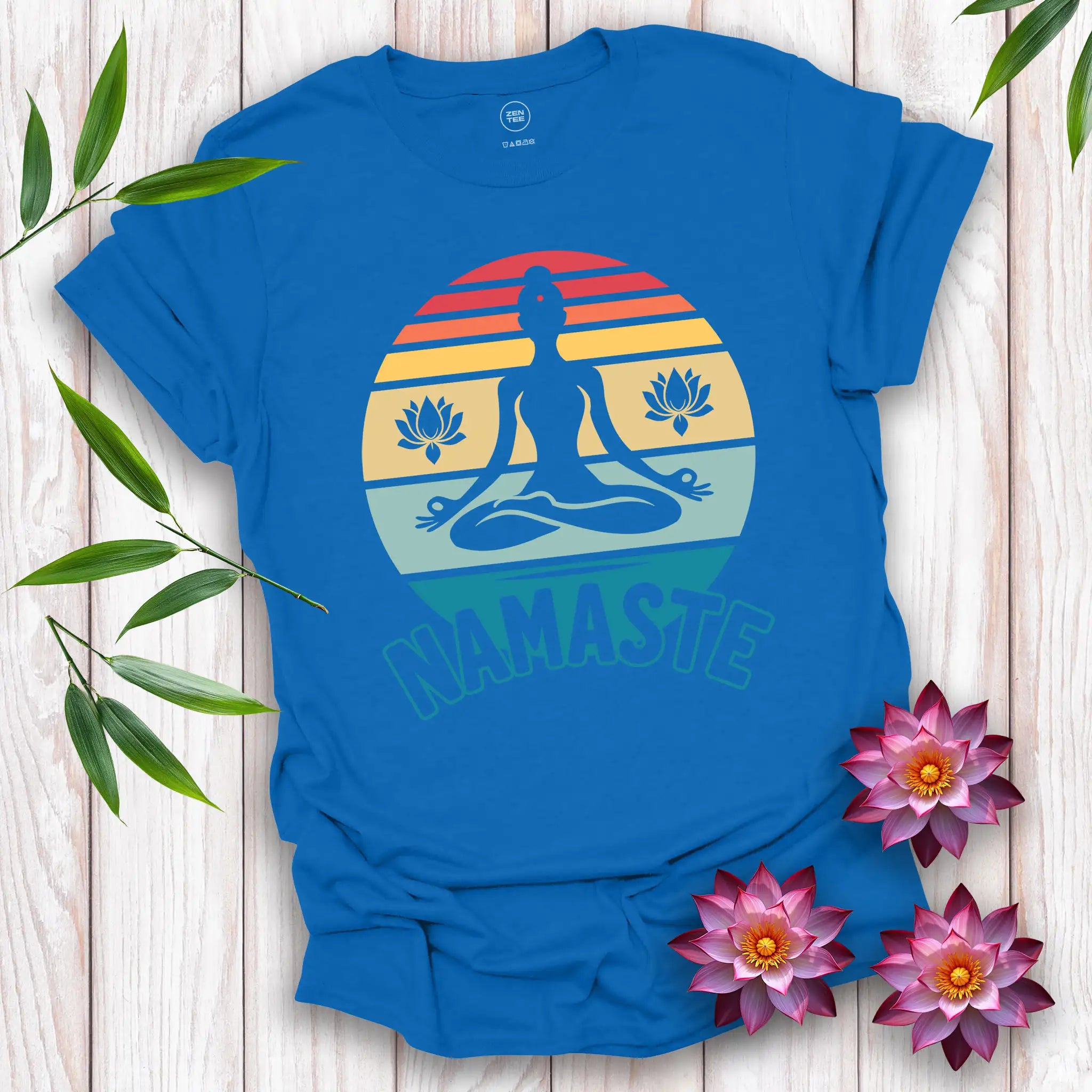 Namaste Sunset Serenity T-Shirt