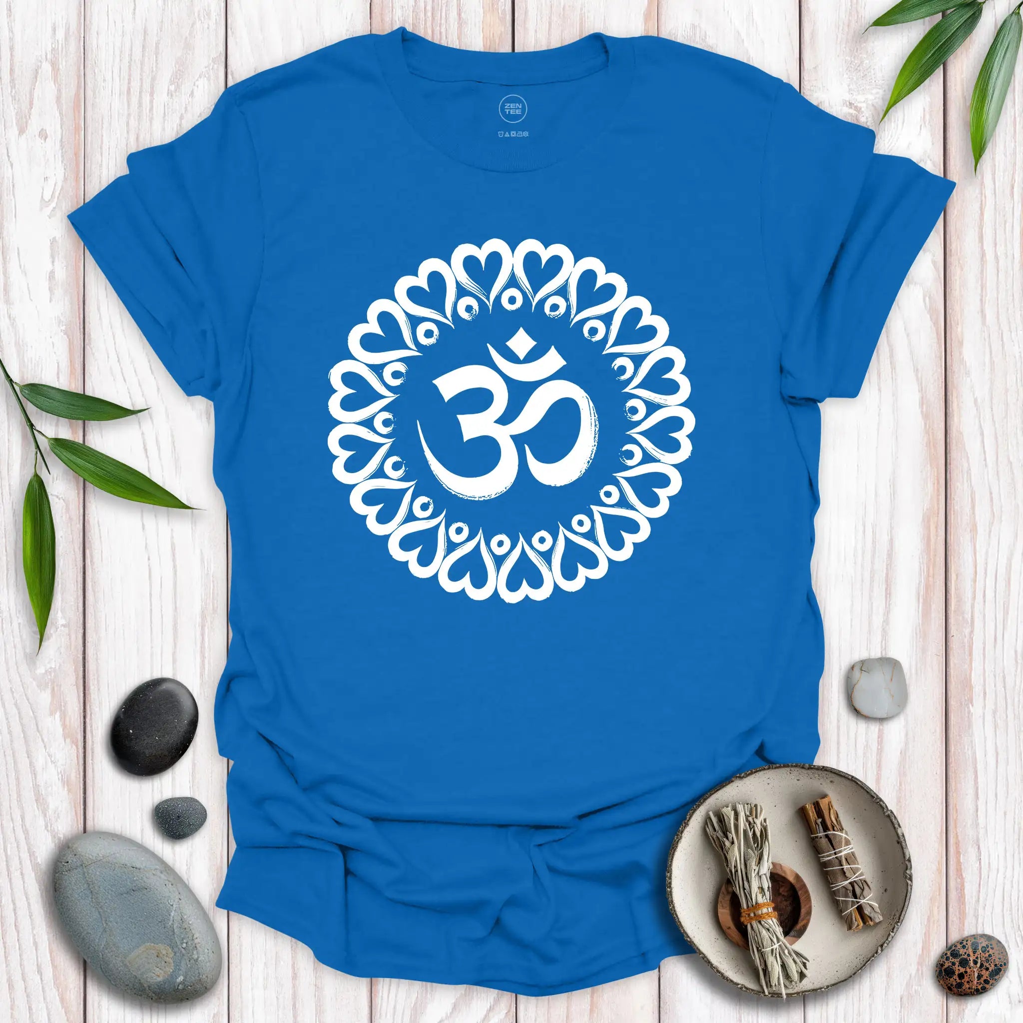 Om Heart Circle T-Shirt
