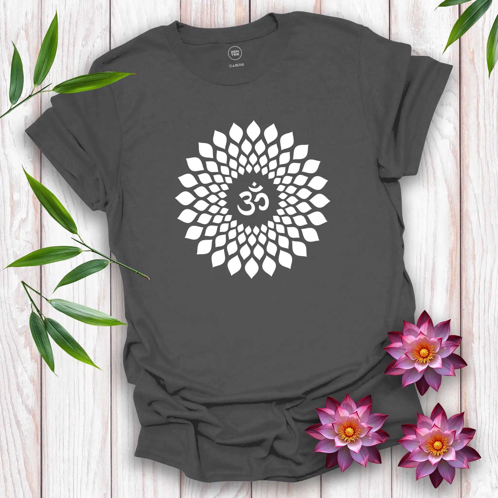 Om Petal Pattern T-Shirt