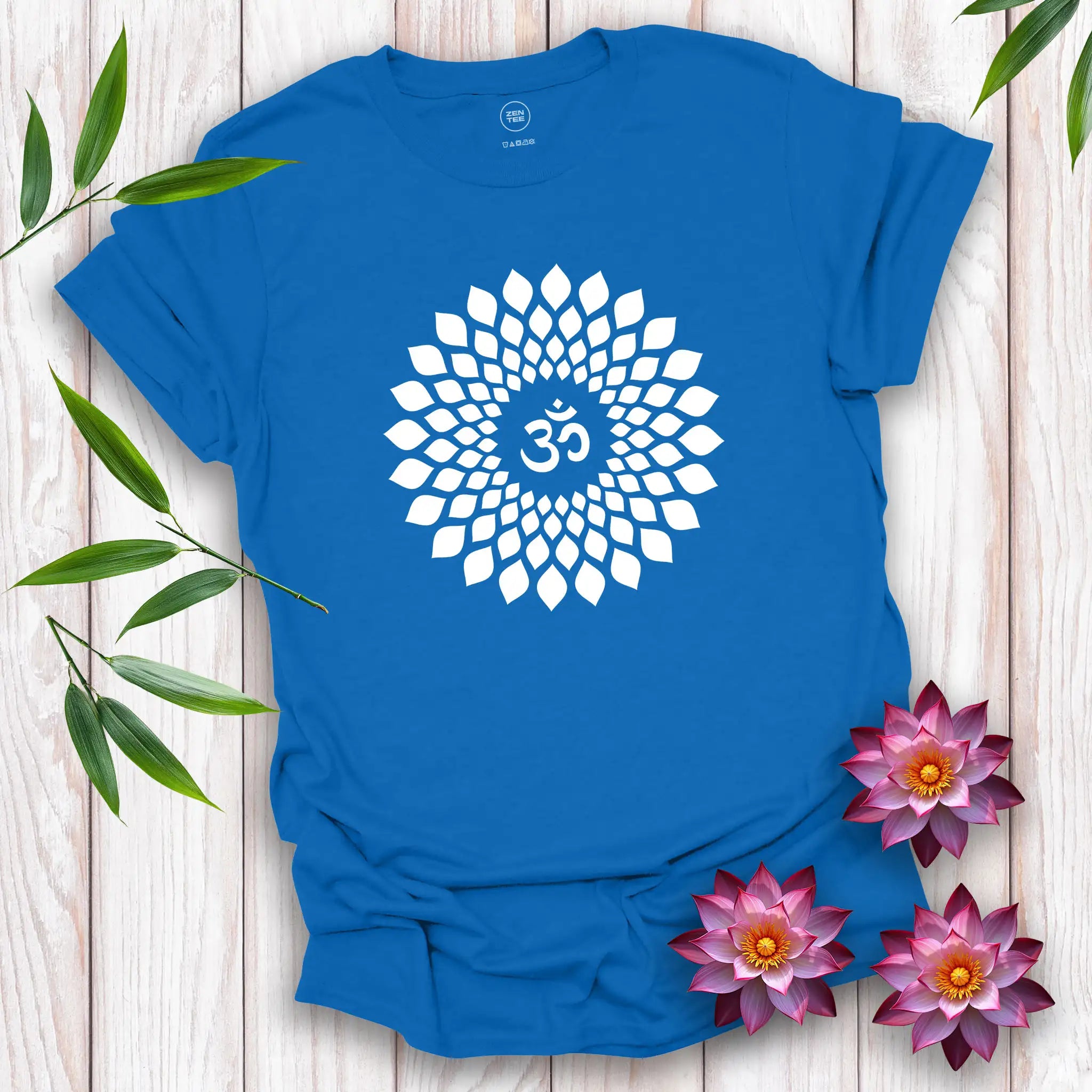 Om Petal Pattern T-Shirt