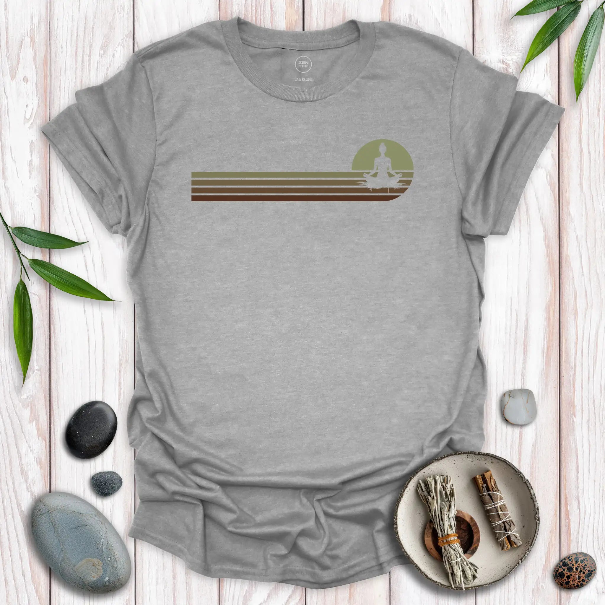 Padmasana Lotus Sunset T-Shirt