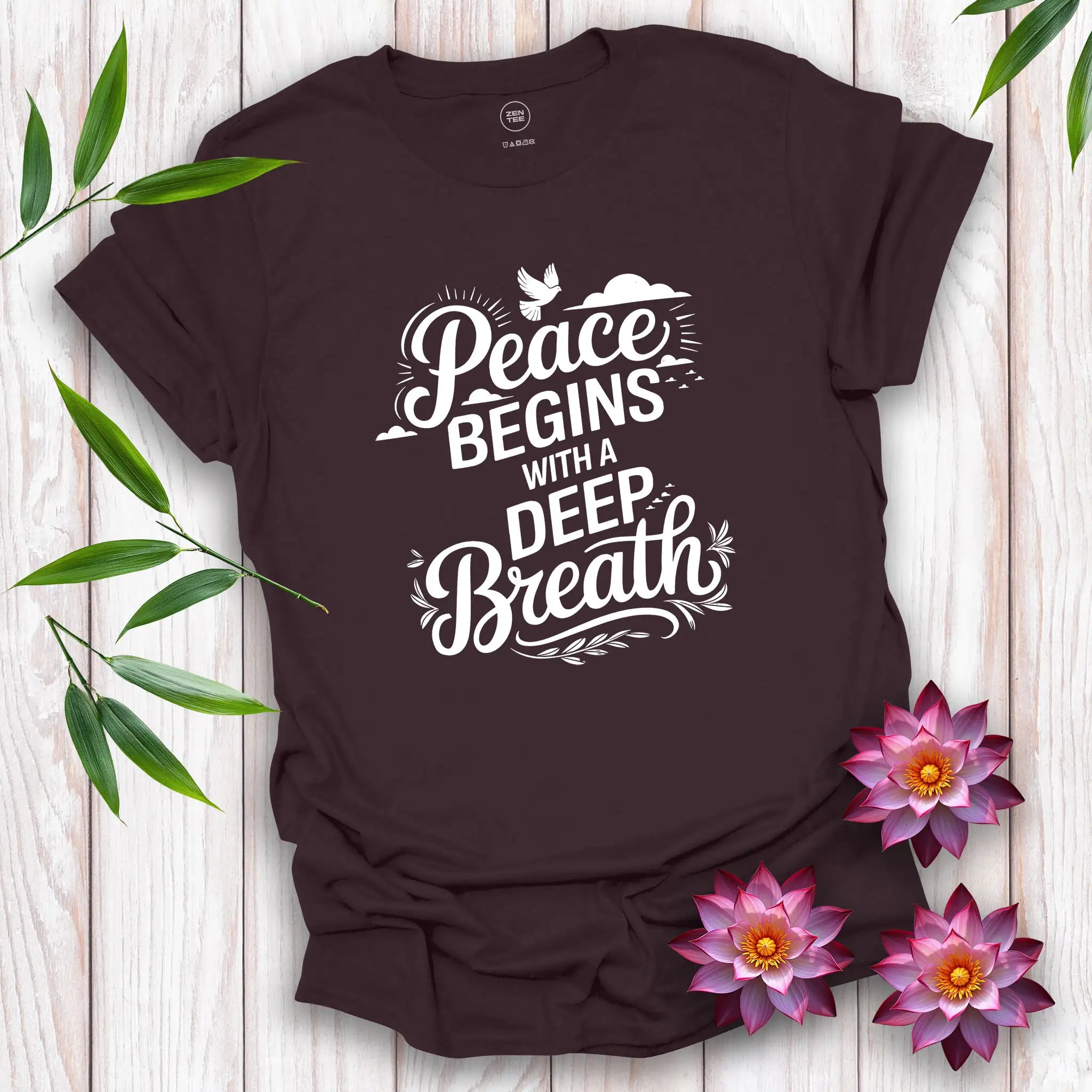 Peace Begins with a Deep Breath T-Shirt