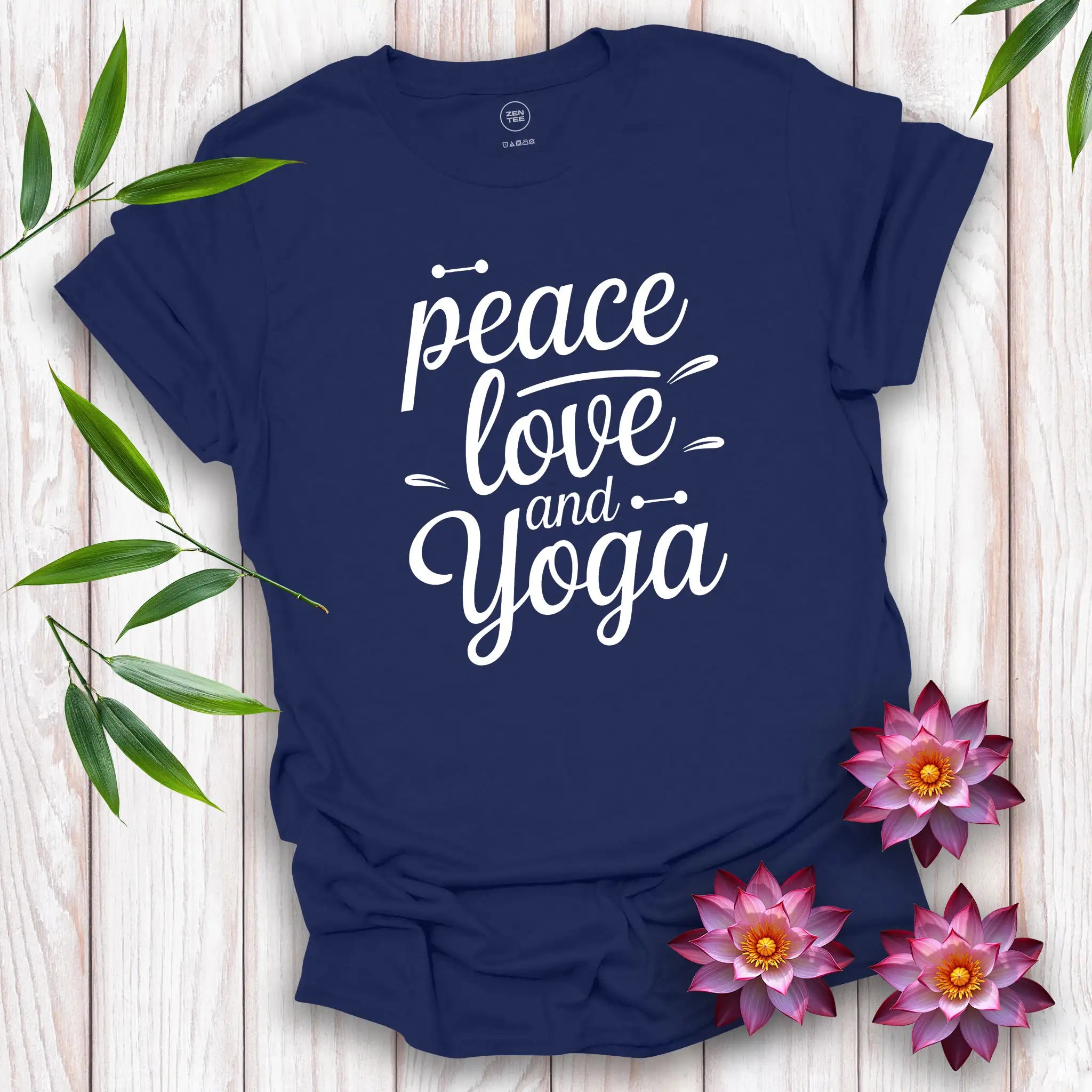 Peace Love and Yoga T-Shirt