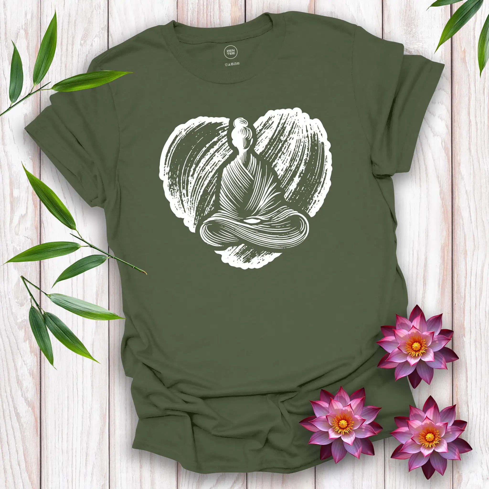 Peaceful Heart Meditation T-Shirt