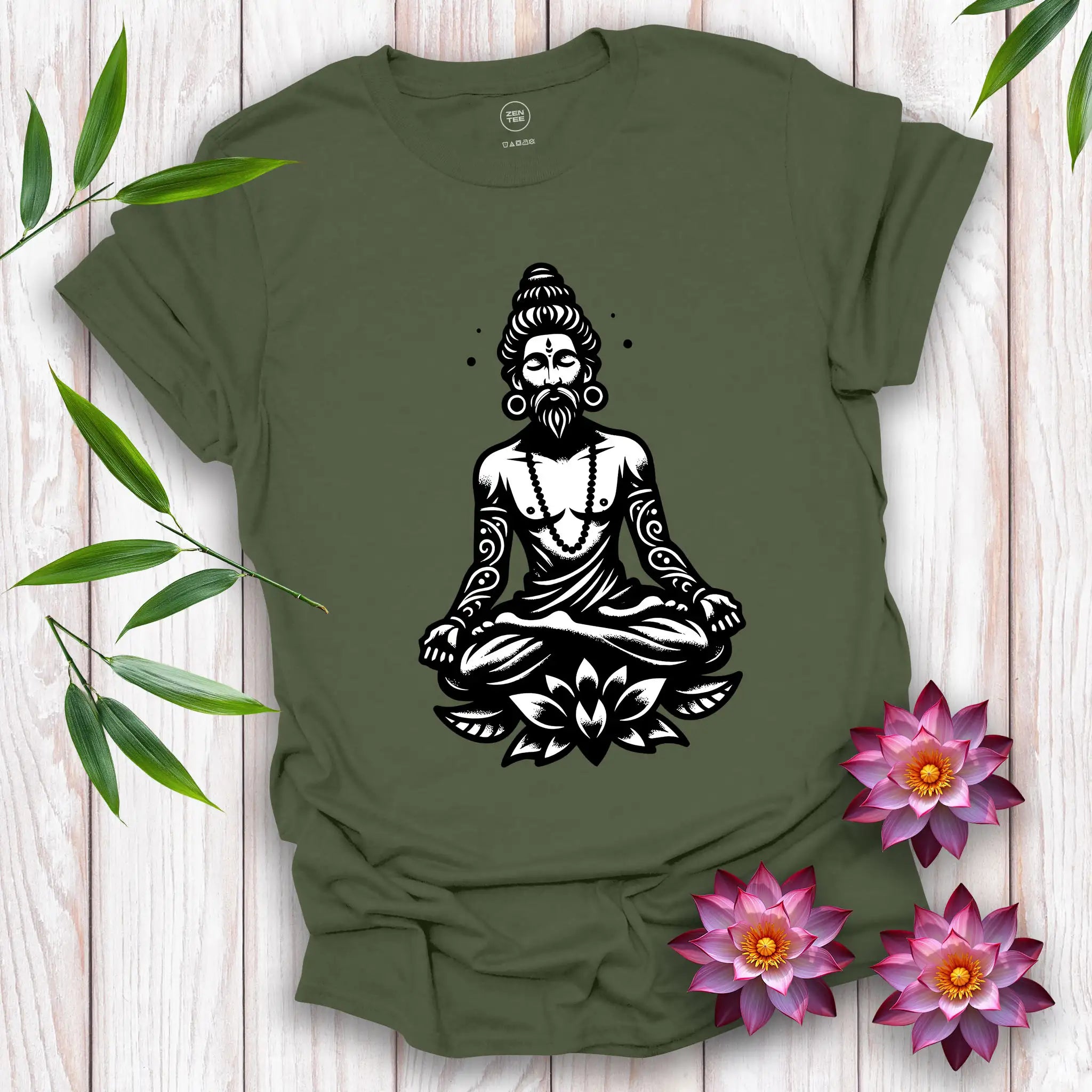 Sacred Lotus Meditation T-Shirt