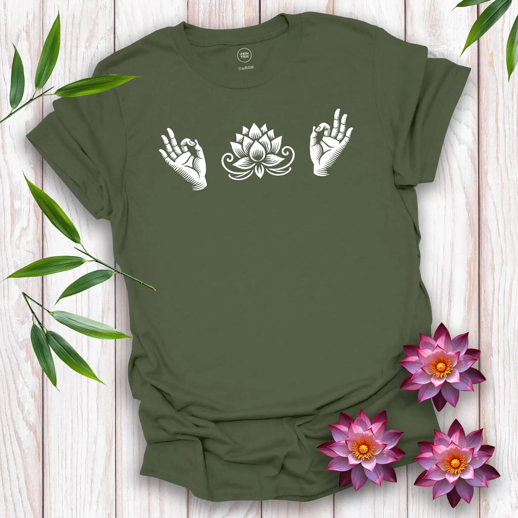 Sacred Lotus Mudra T-Shirt