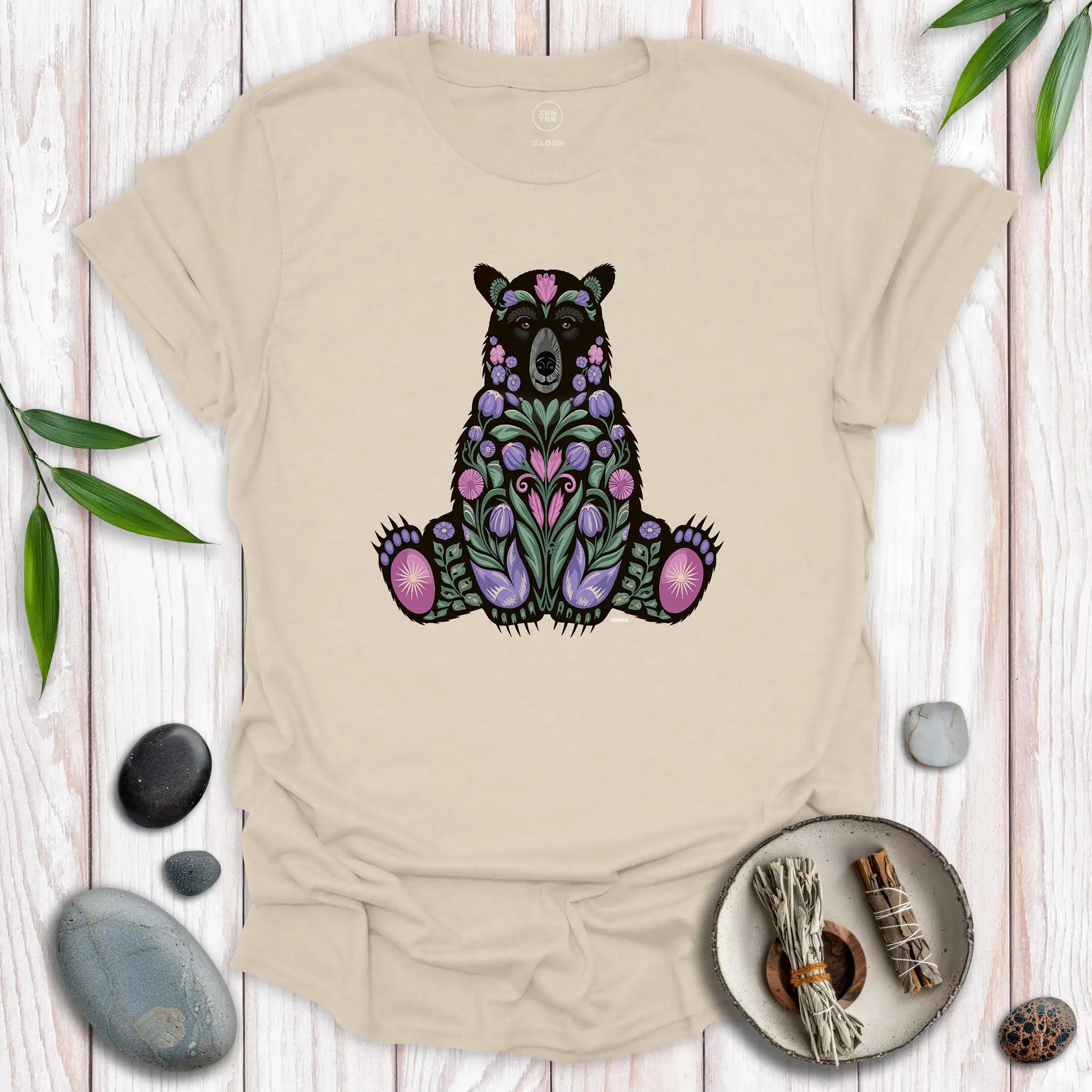 Sitting Black Bear Spirit T-Shirt