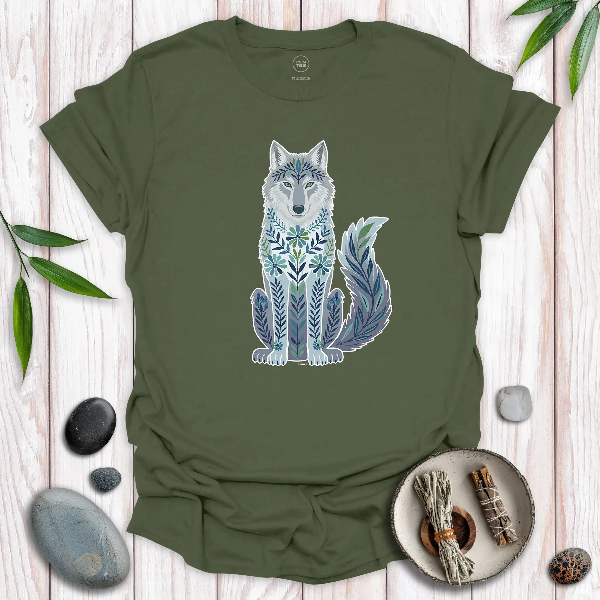 Sitting Wolf Spirit T-Shirt