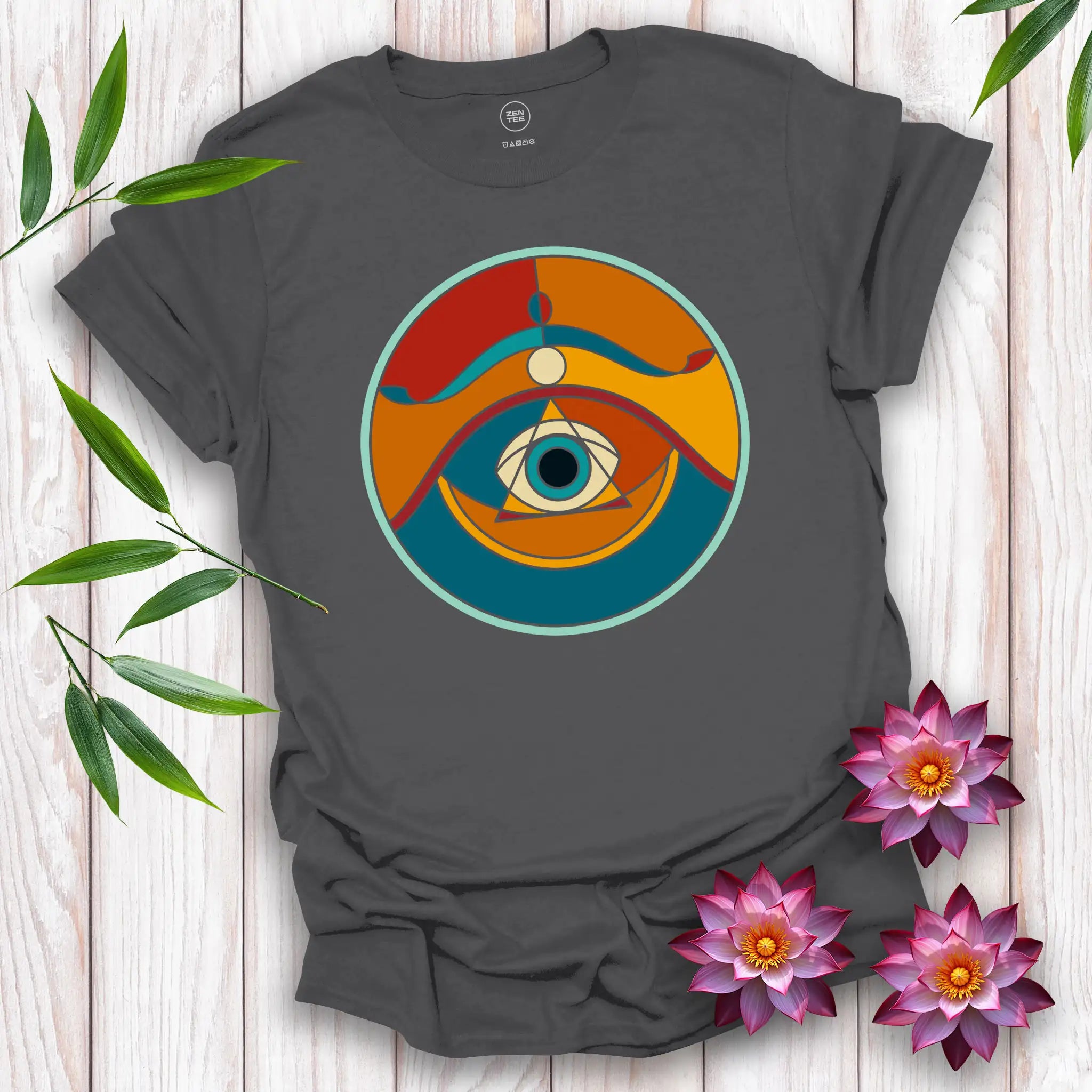 Stained Glass Eye of Wisdom T-Shirt