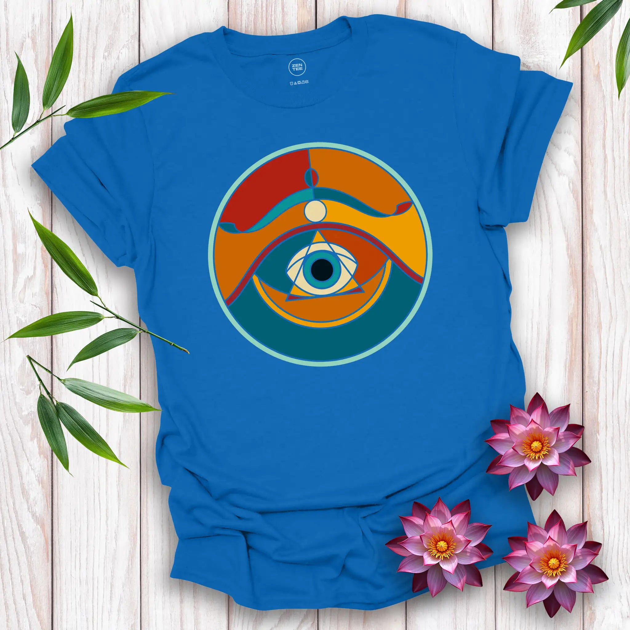 Stained Glass Eye of Wisdom T-Shirt