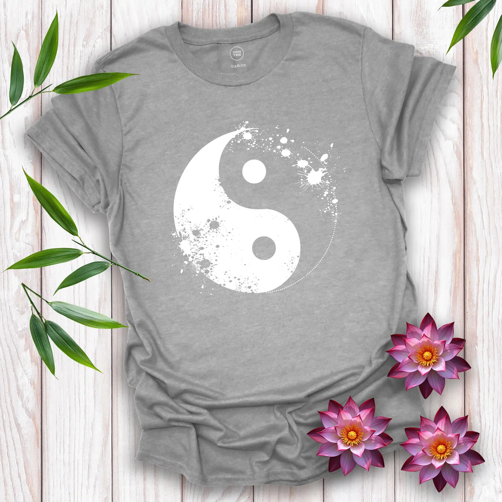 Yin Yang Grunge T-Shirt