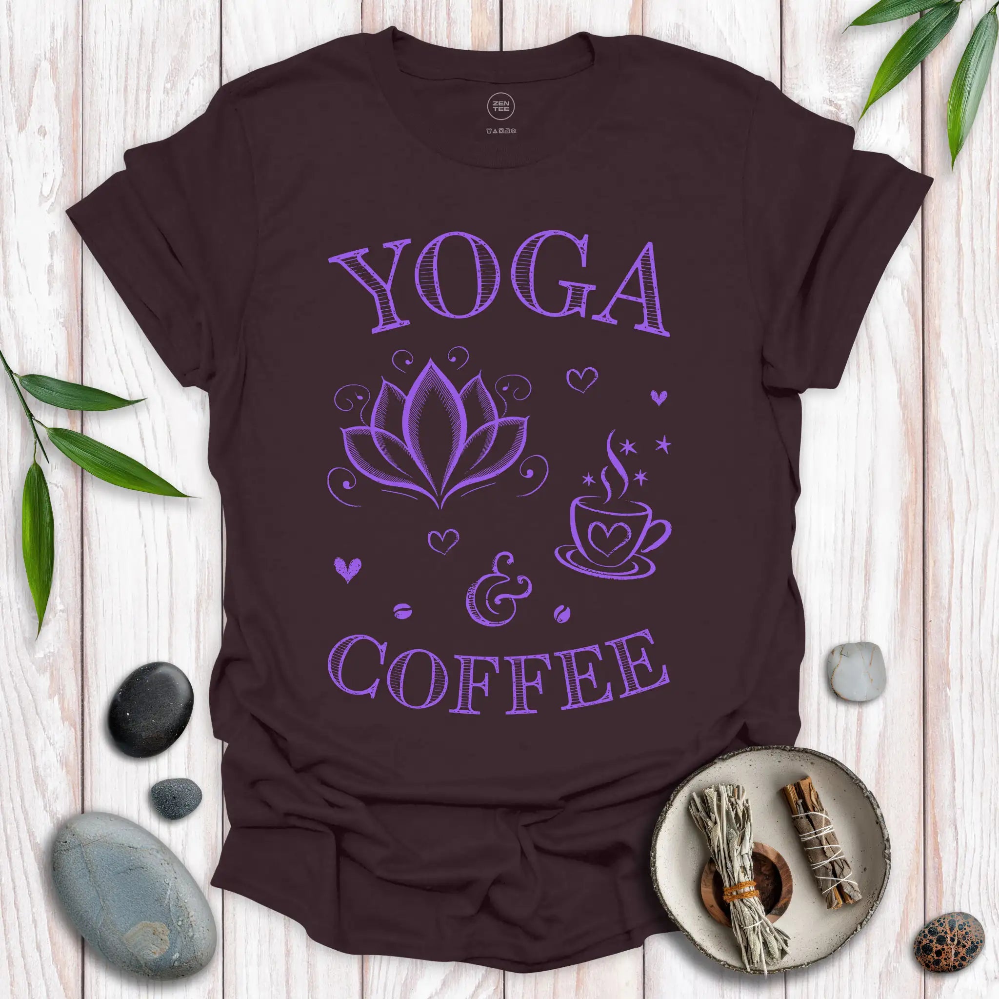 Yoga and Coffee T-Shirt