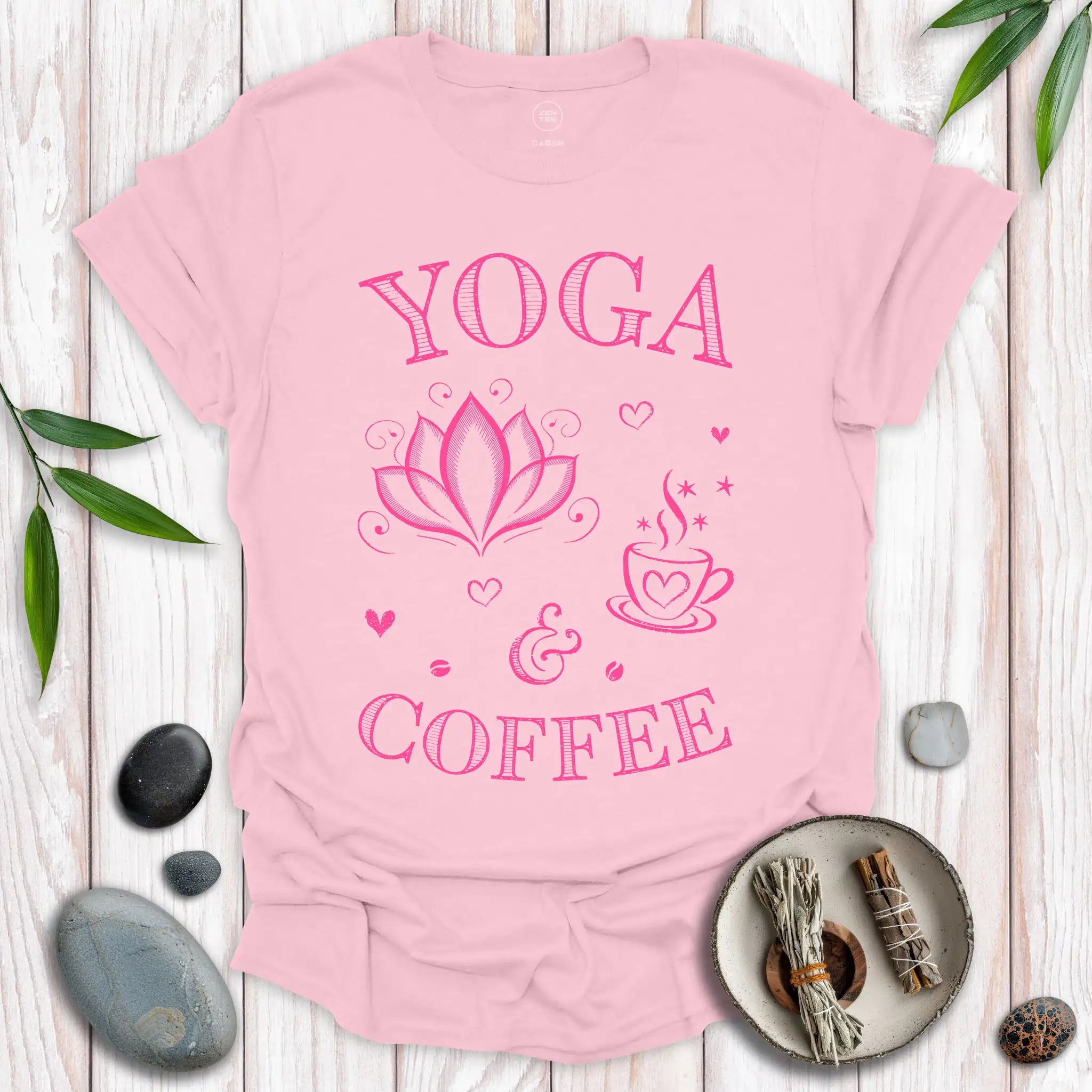 Yoga and Coffee T-Shirt