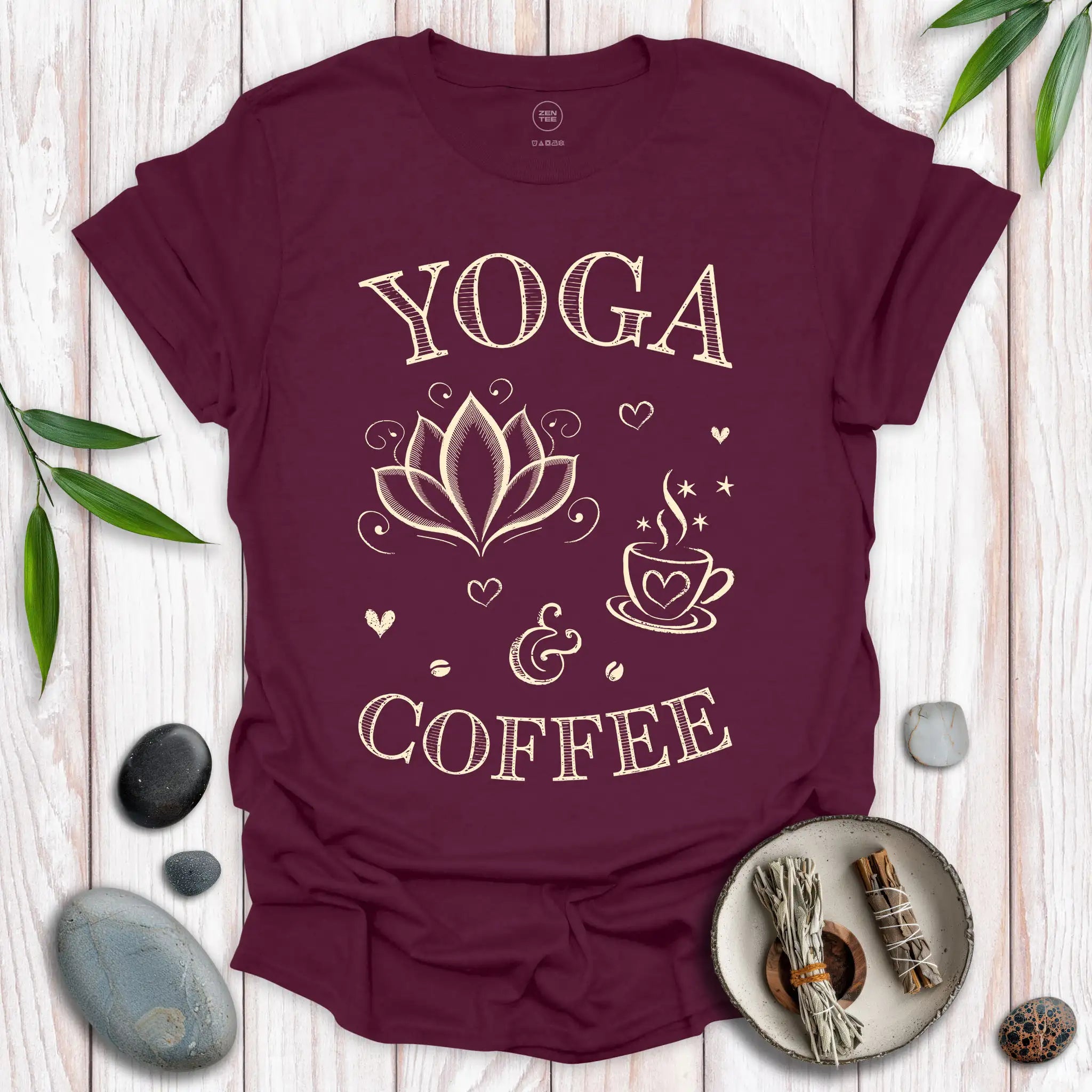 Yoga and Coffee T-Shirt