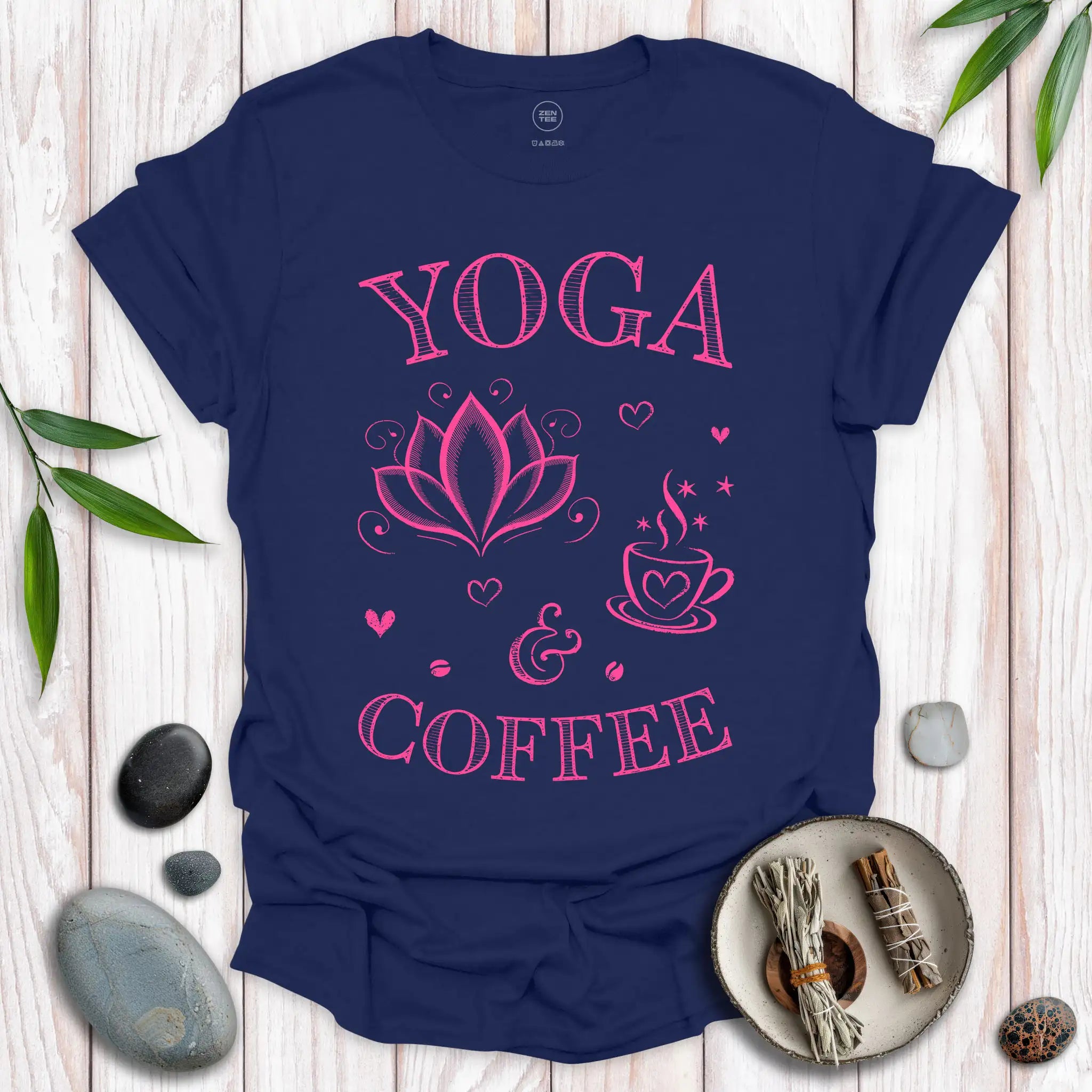 Yoga and Coffee T-Shirt