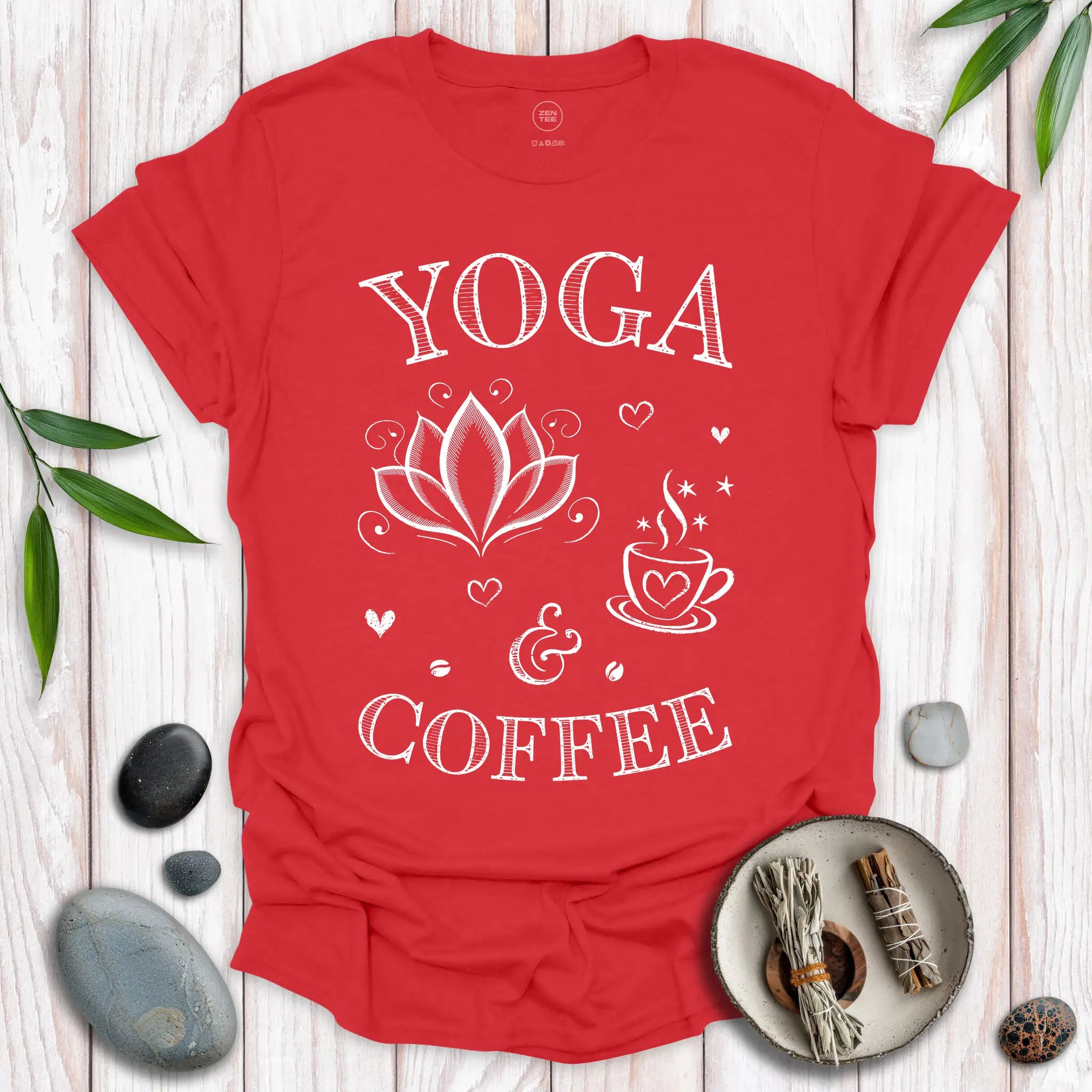 Yoga and Coffee T-Shirt