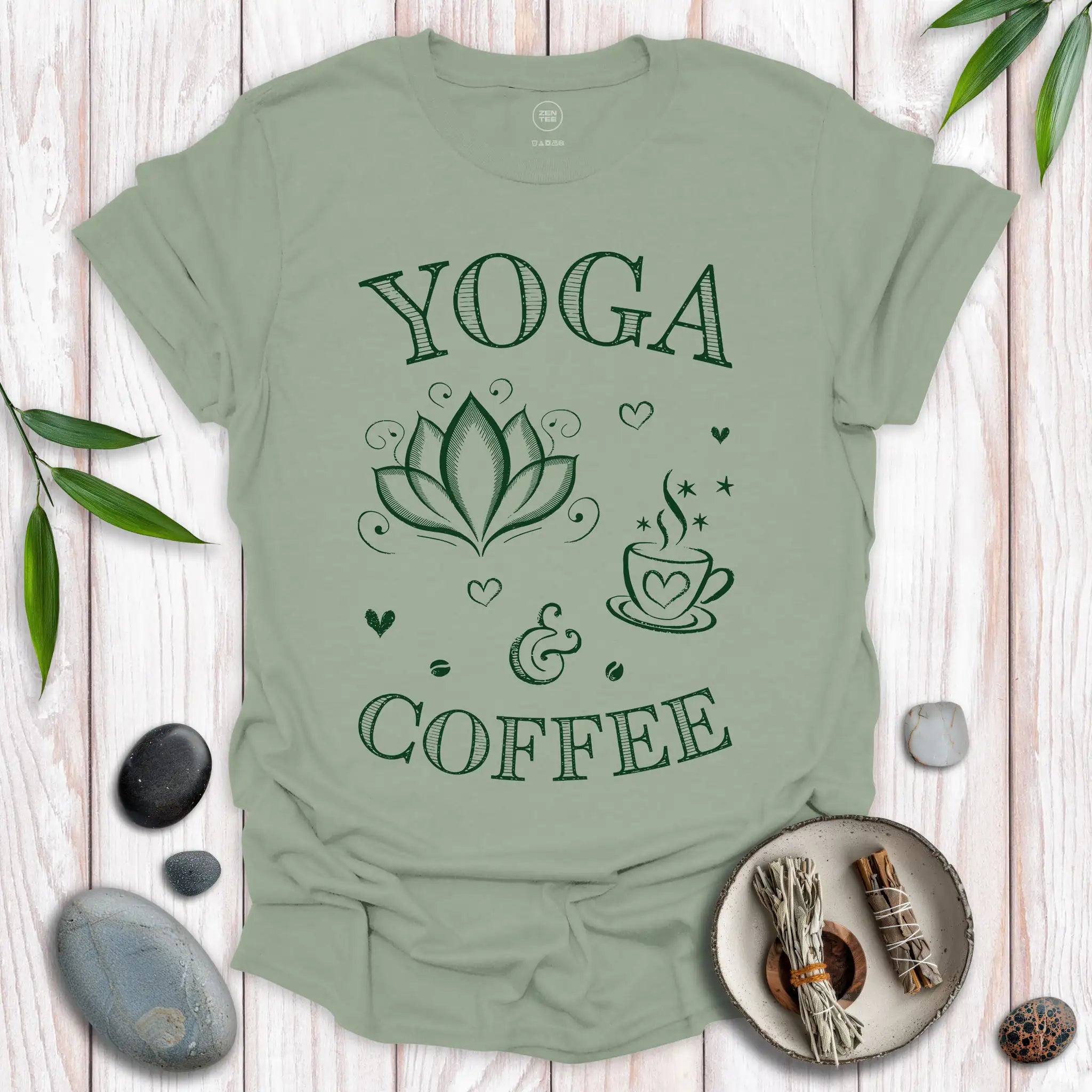 Yoga and Coffee T-Shirt