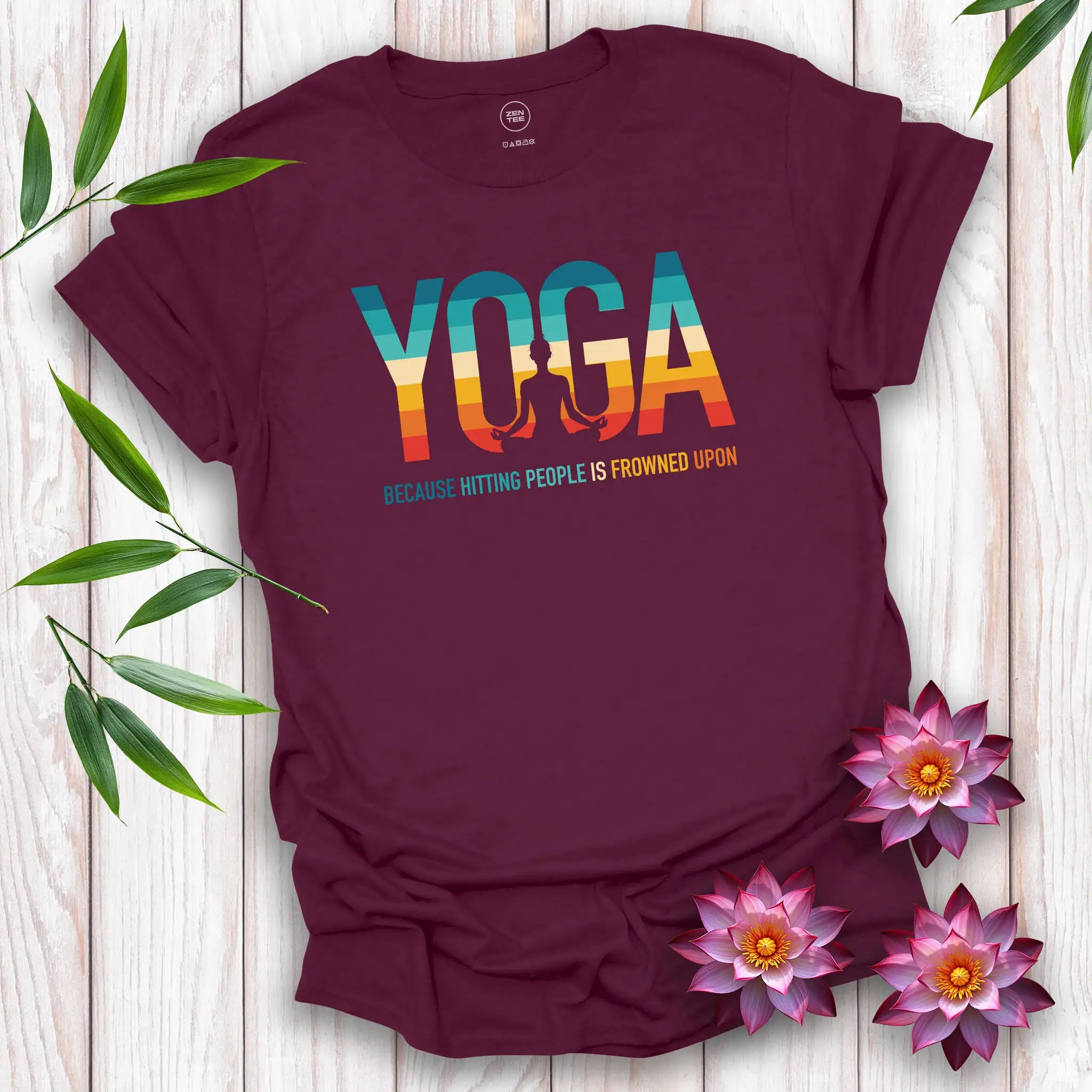 Yoga Because... T-Shirt
