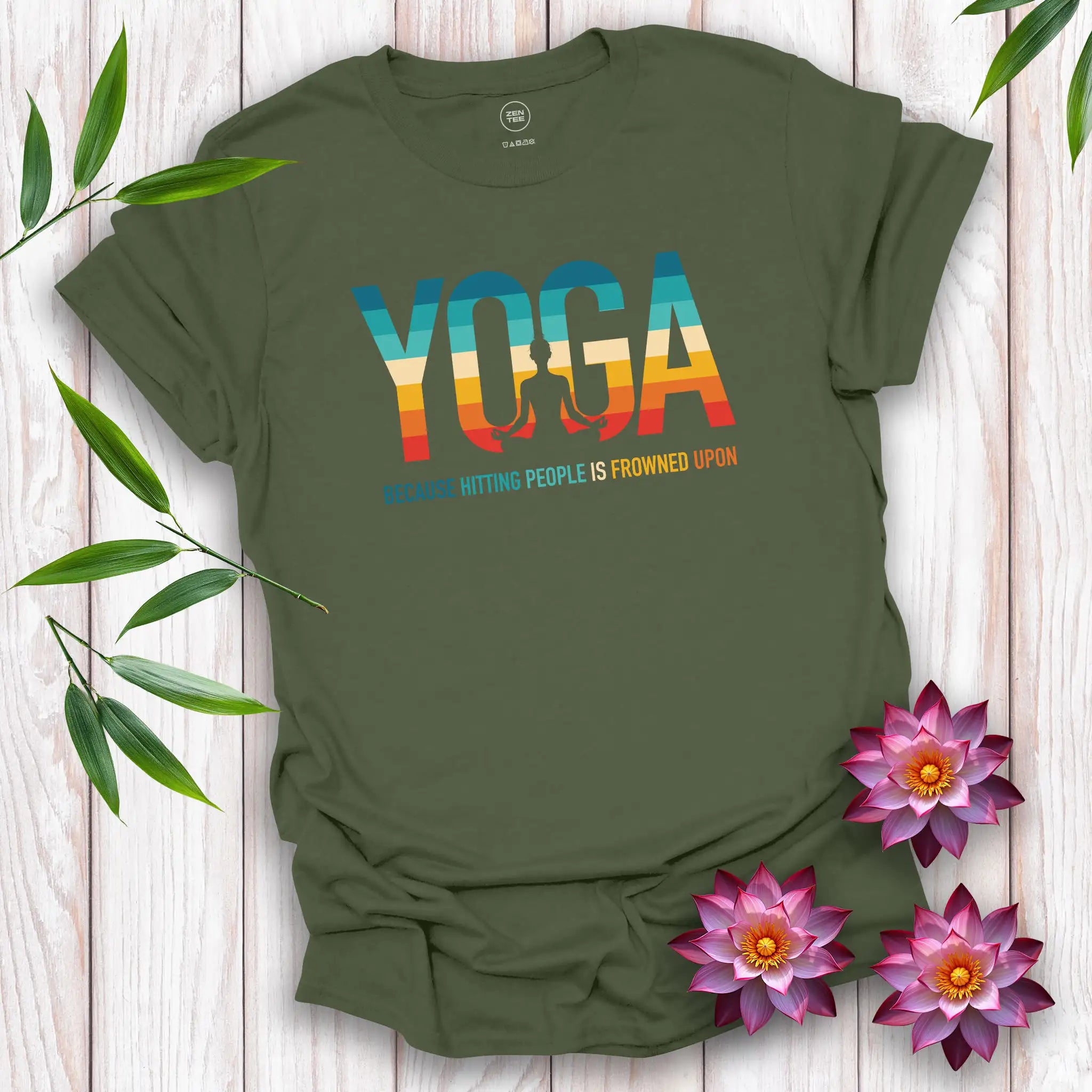 Yoga Because... T-Shirt