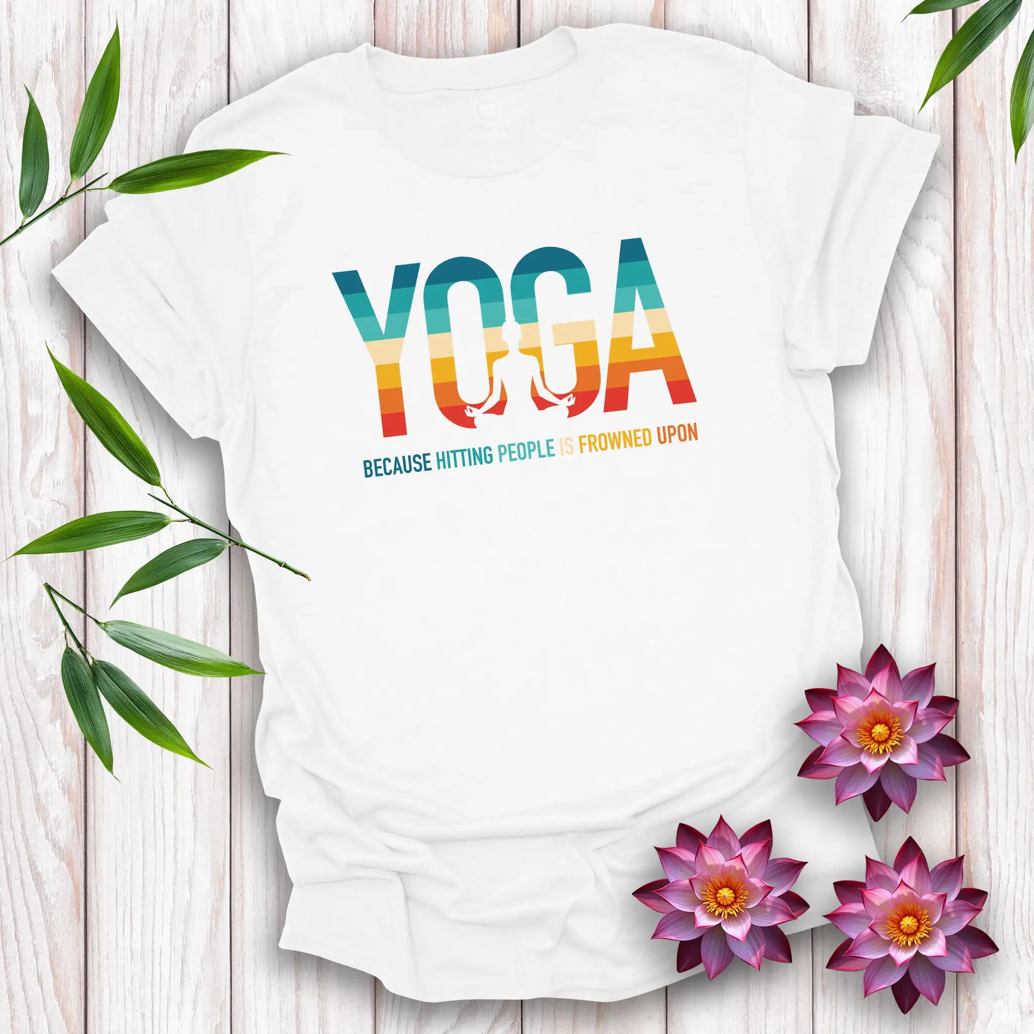 Yoga Because... T-Shirt