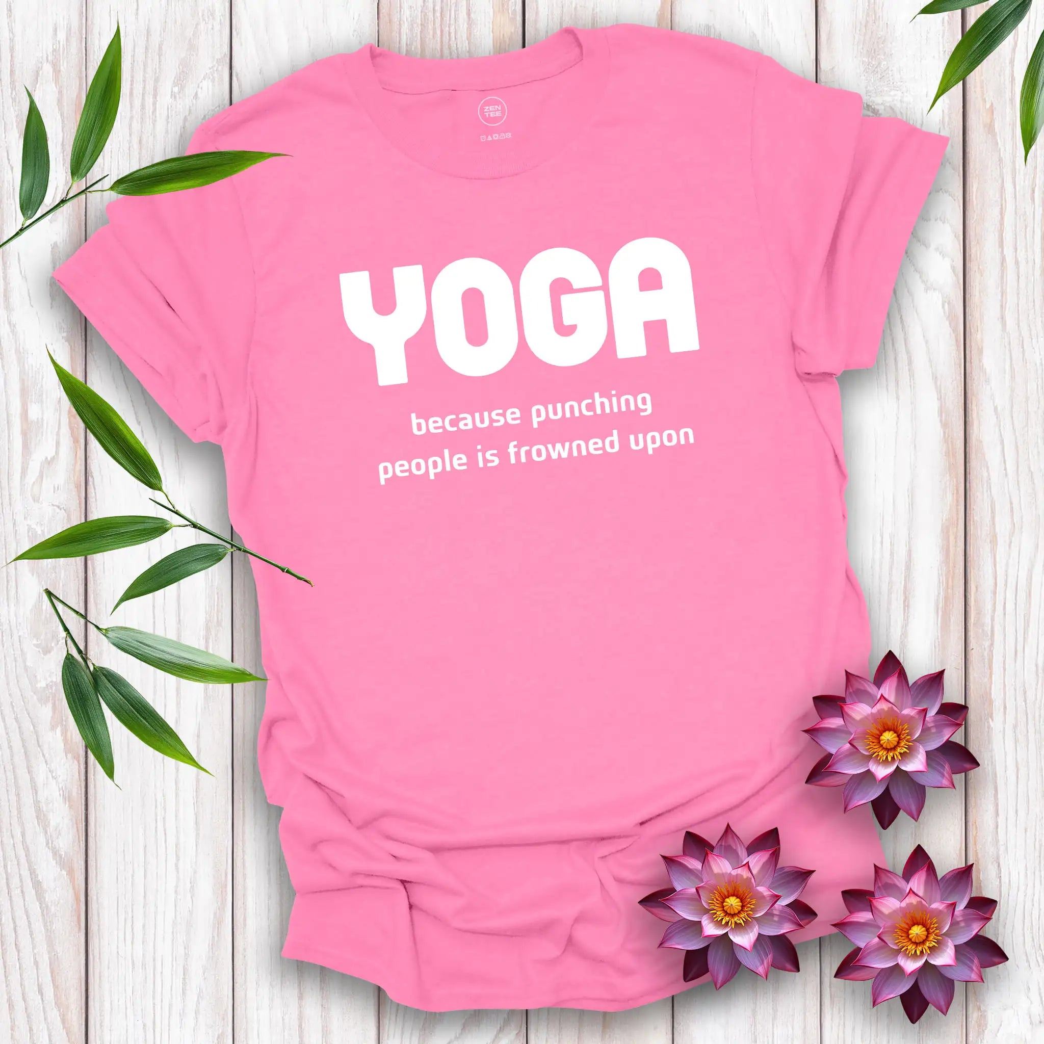 Yoga Because T-Shirt