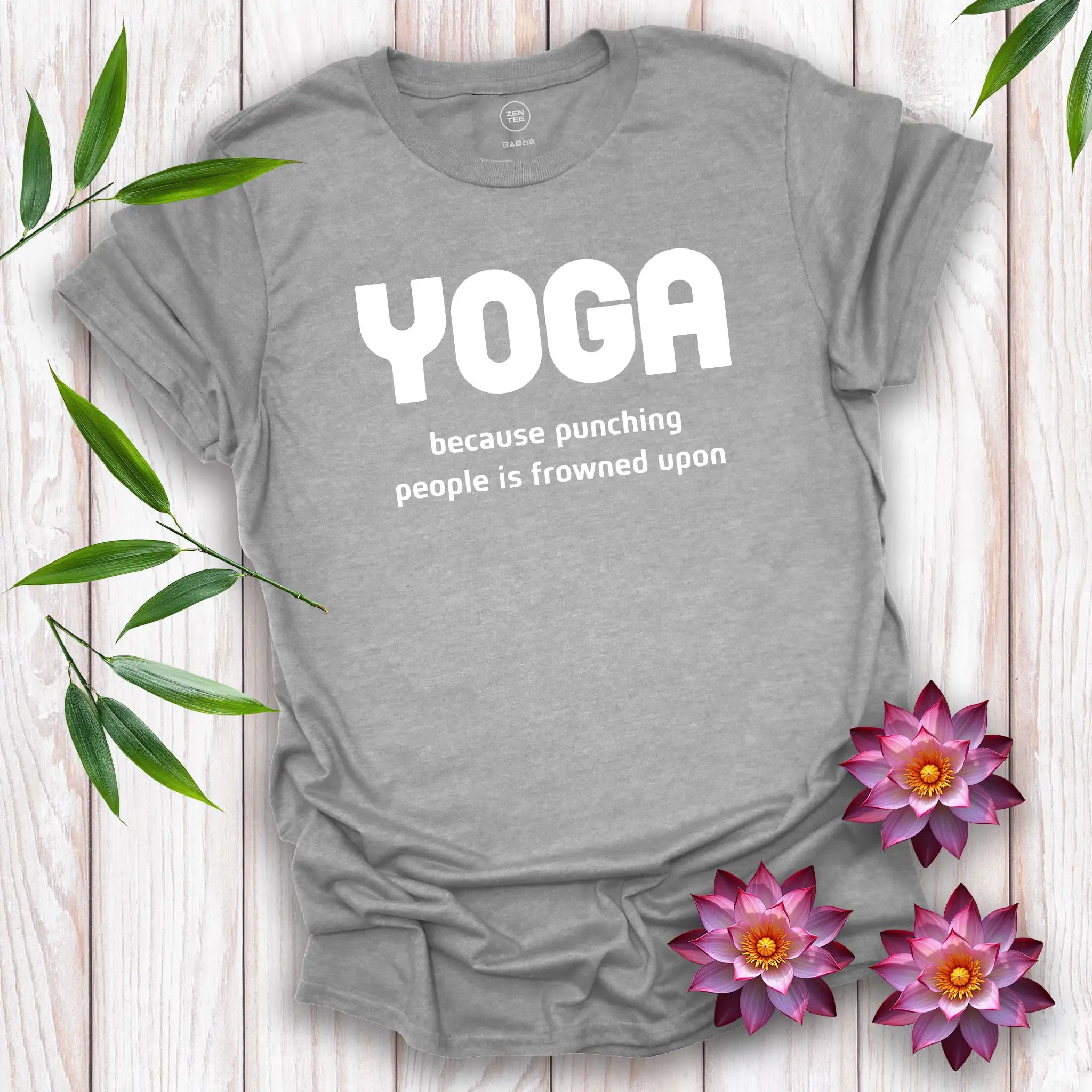 Yoga Because T-Shirt